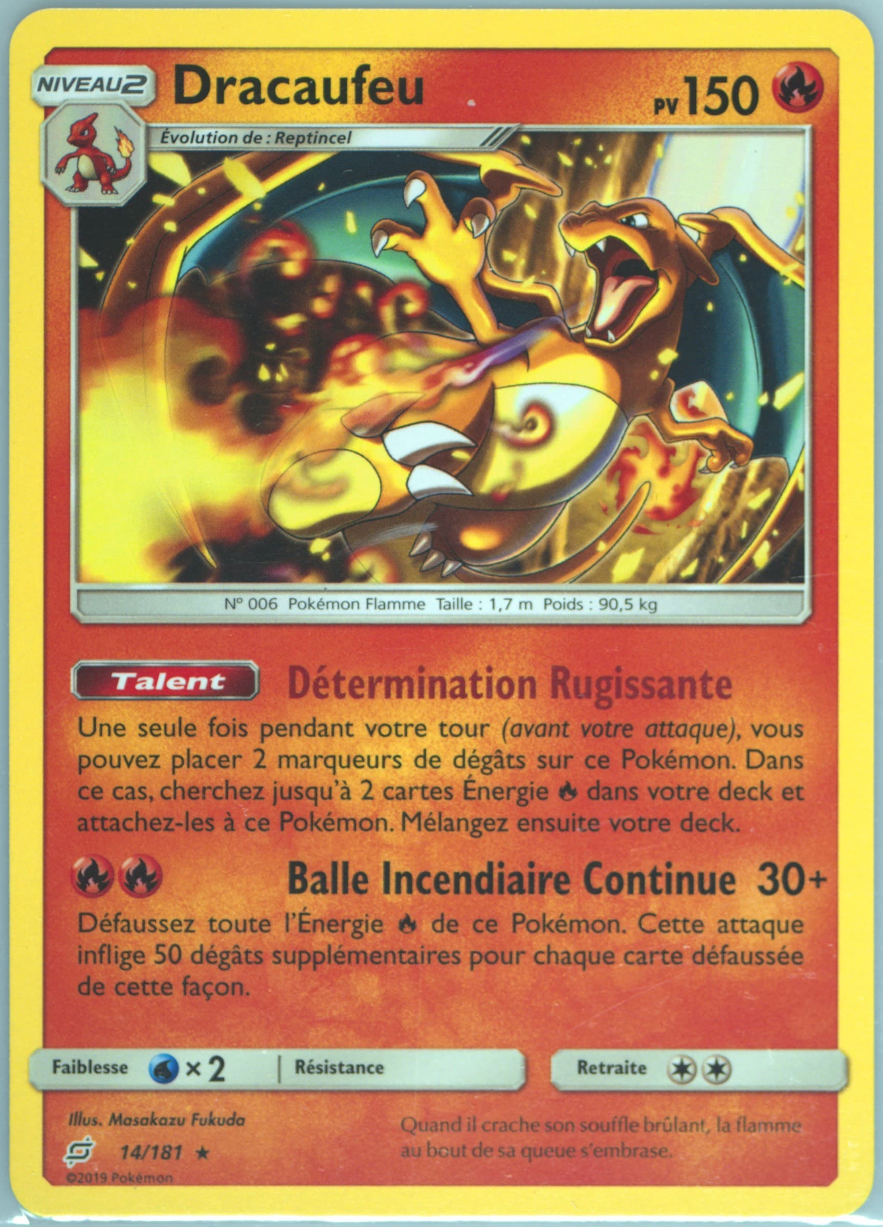 Dracaufeu French (14) 2019 Pokemon Sun & Moon Team Up