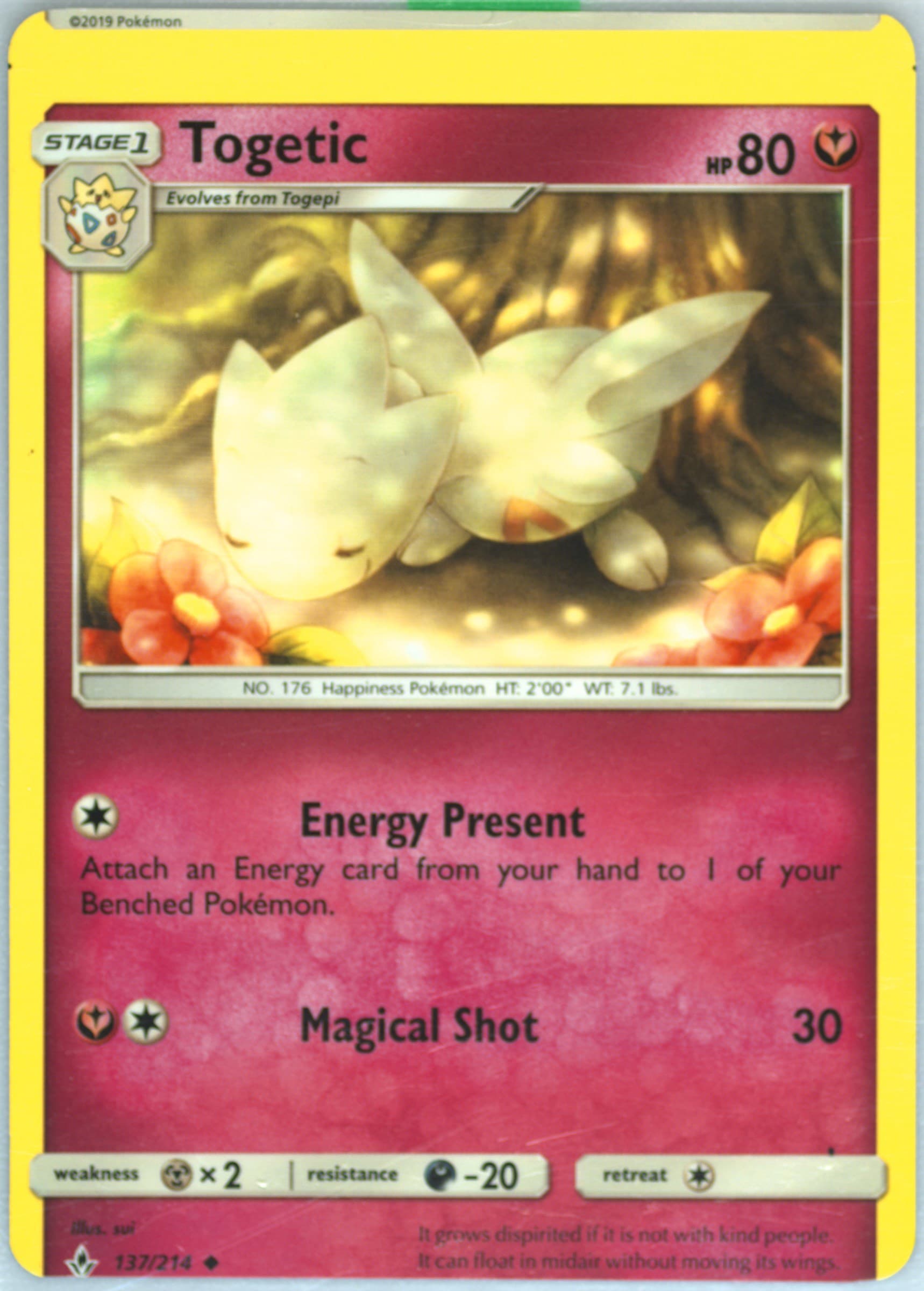 Togetic (137) 2019 Pokemon Sun & Moon Unbroken Bonds