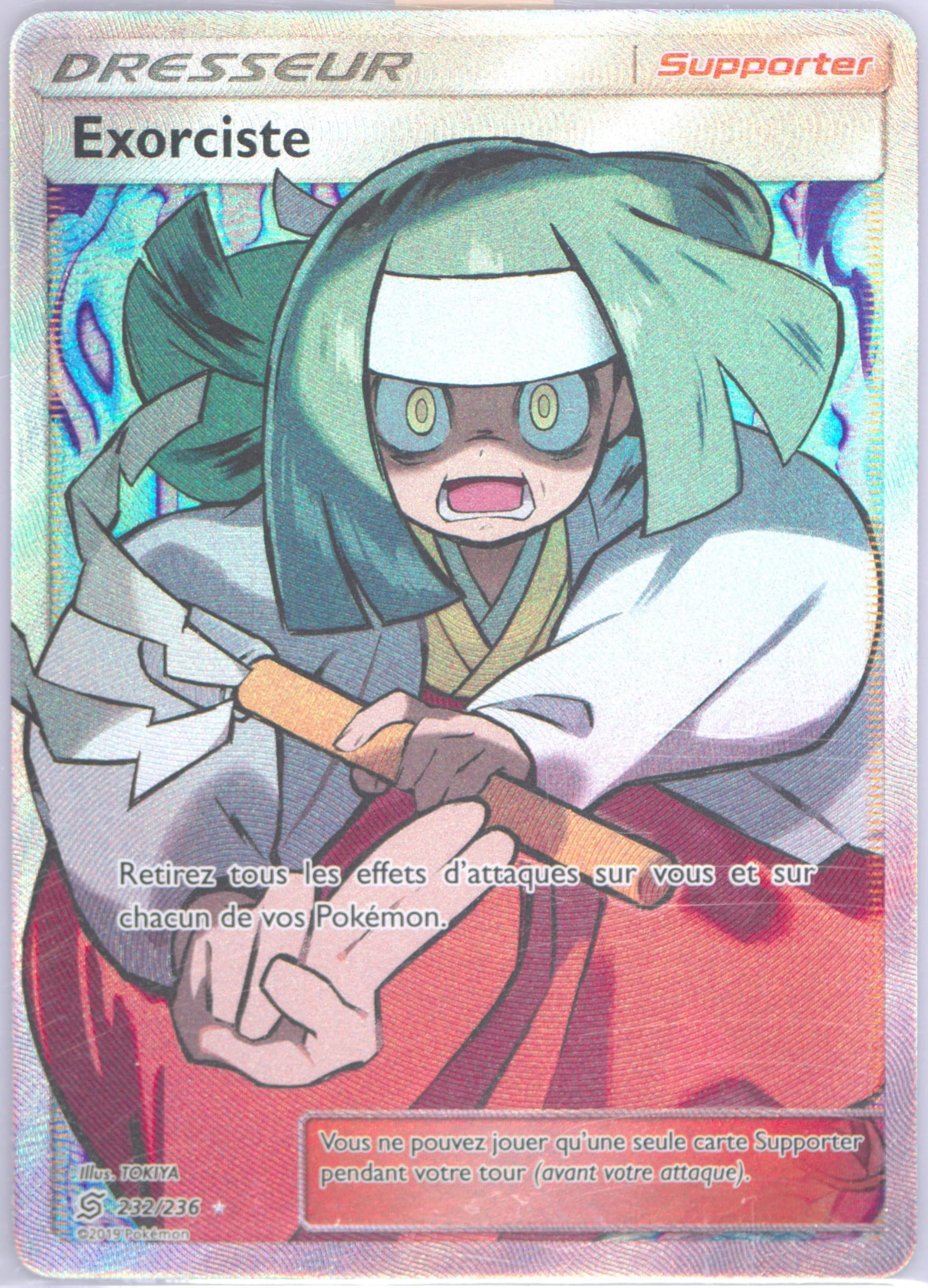 Full Art/Exorciste French (232) 2019 Pokemon Sun & Moon Unified Minds