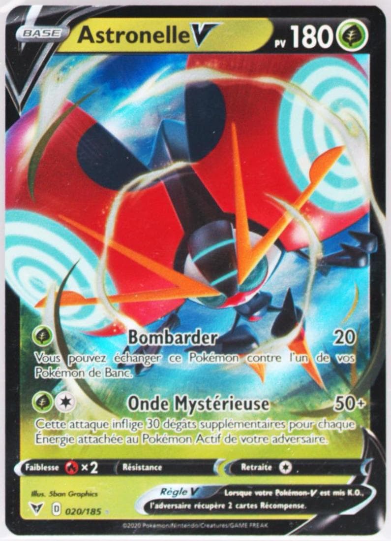 Astronelle V French (020) 2020 Pokemon Sword & Shield Vivid Voltage