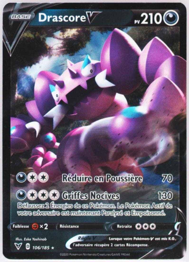 Drascore V French (106) 2020 Pokemon Sword & Shield Vivid Voltage