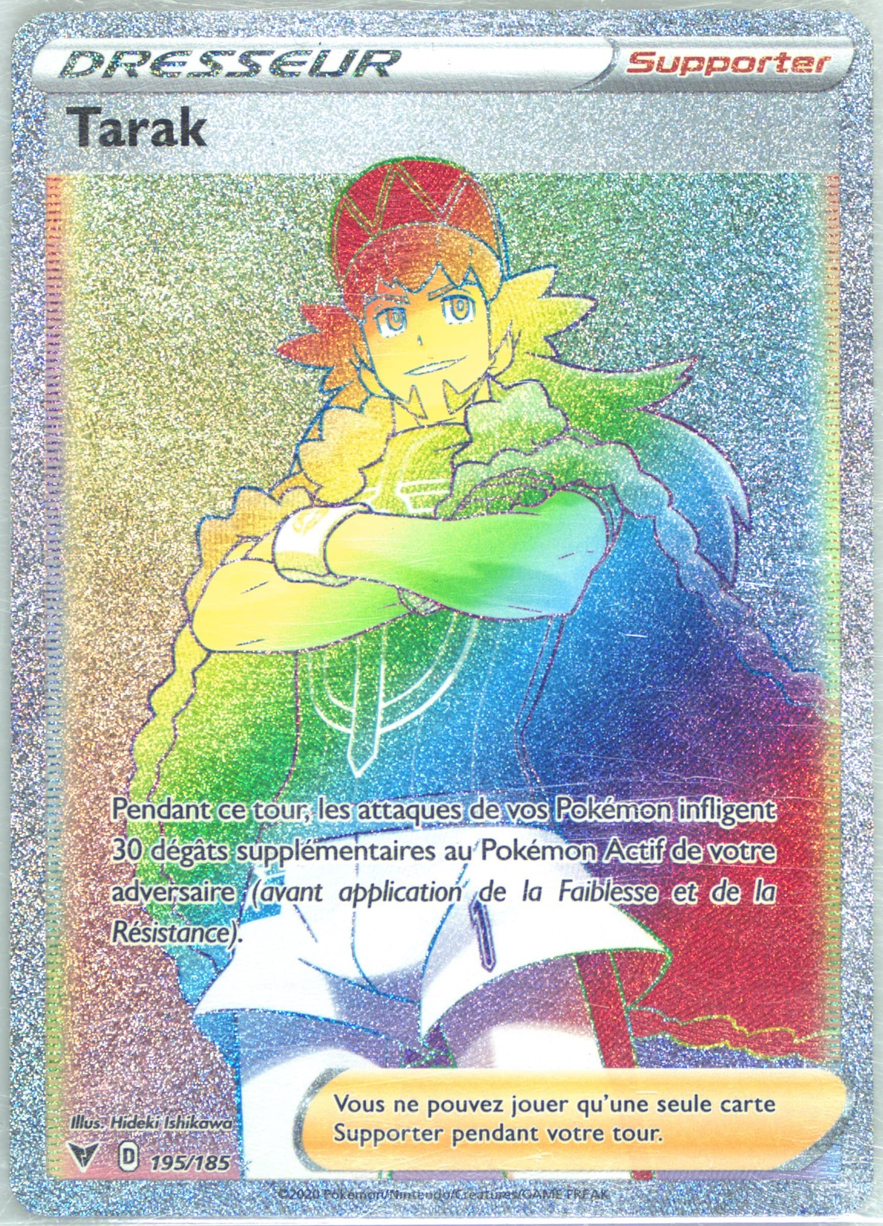 Full Art/Tarak French-Secret (195) 2020 Pokemon Sword & Shield Vivid Voltage