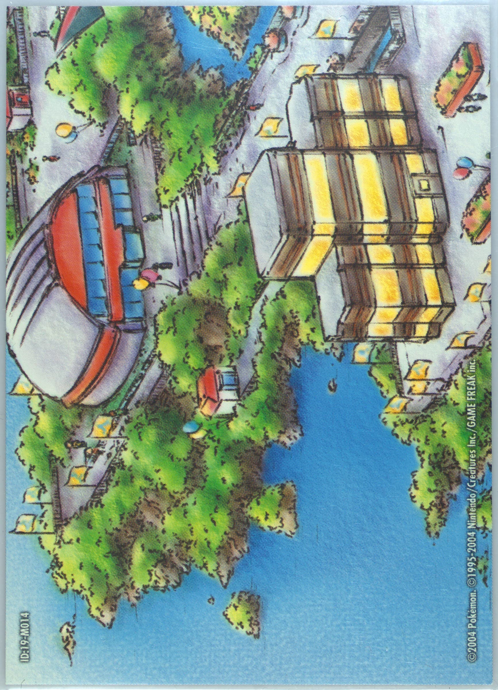 Battle Frontier (M014) 2004 Pokemon Japanese E-Battle Emerald Map Puzzle
