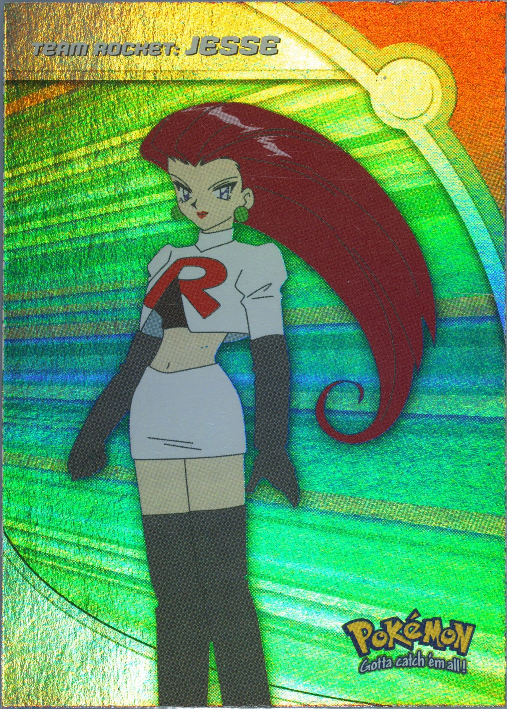 Jesse Rainbow (HV2) 2000 Topps Pokemon TV Animation Series 2 Heroes & Villains
