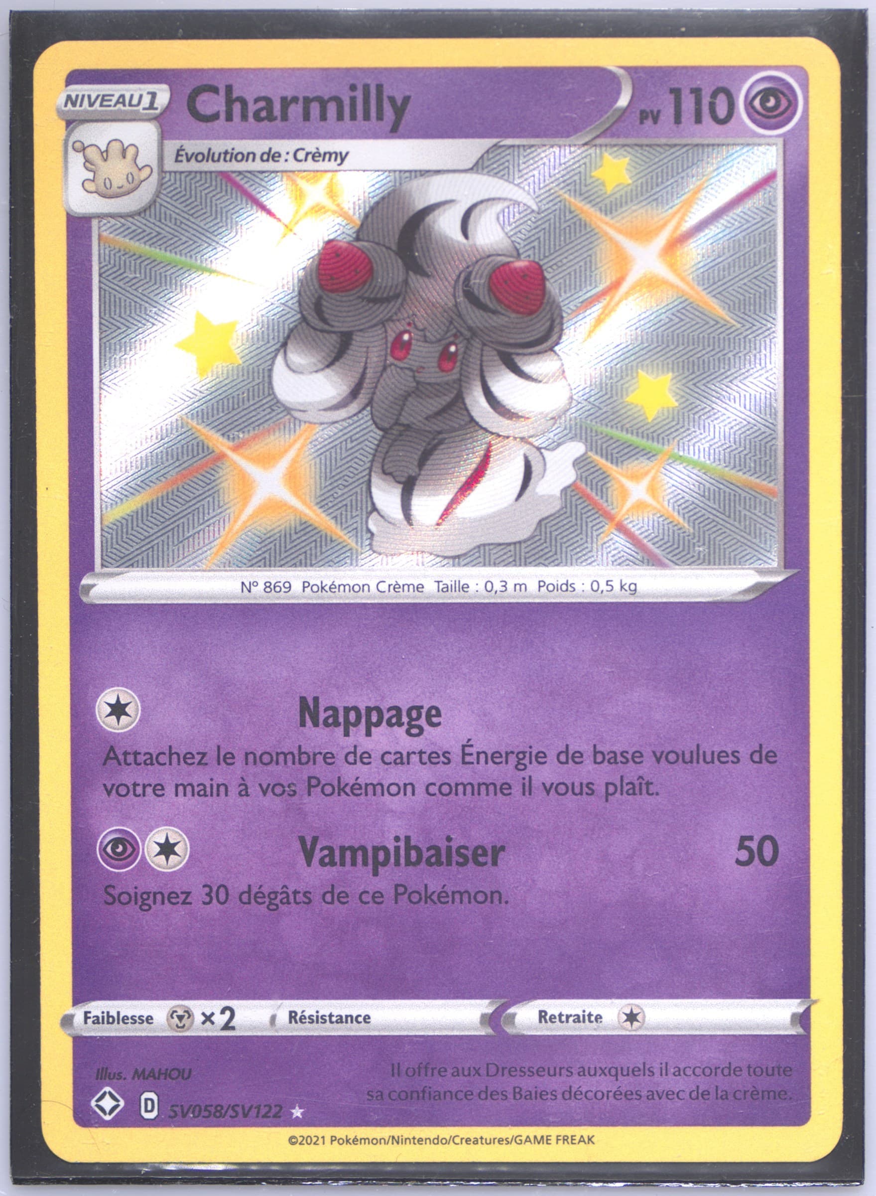 Charmilly-Holo French (SV058) 2021 Pokemon Sword & Shield Shining Fates
