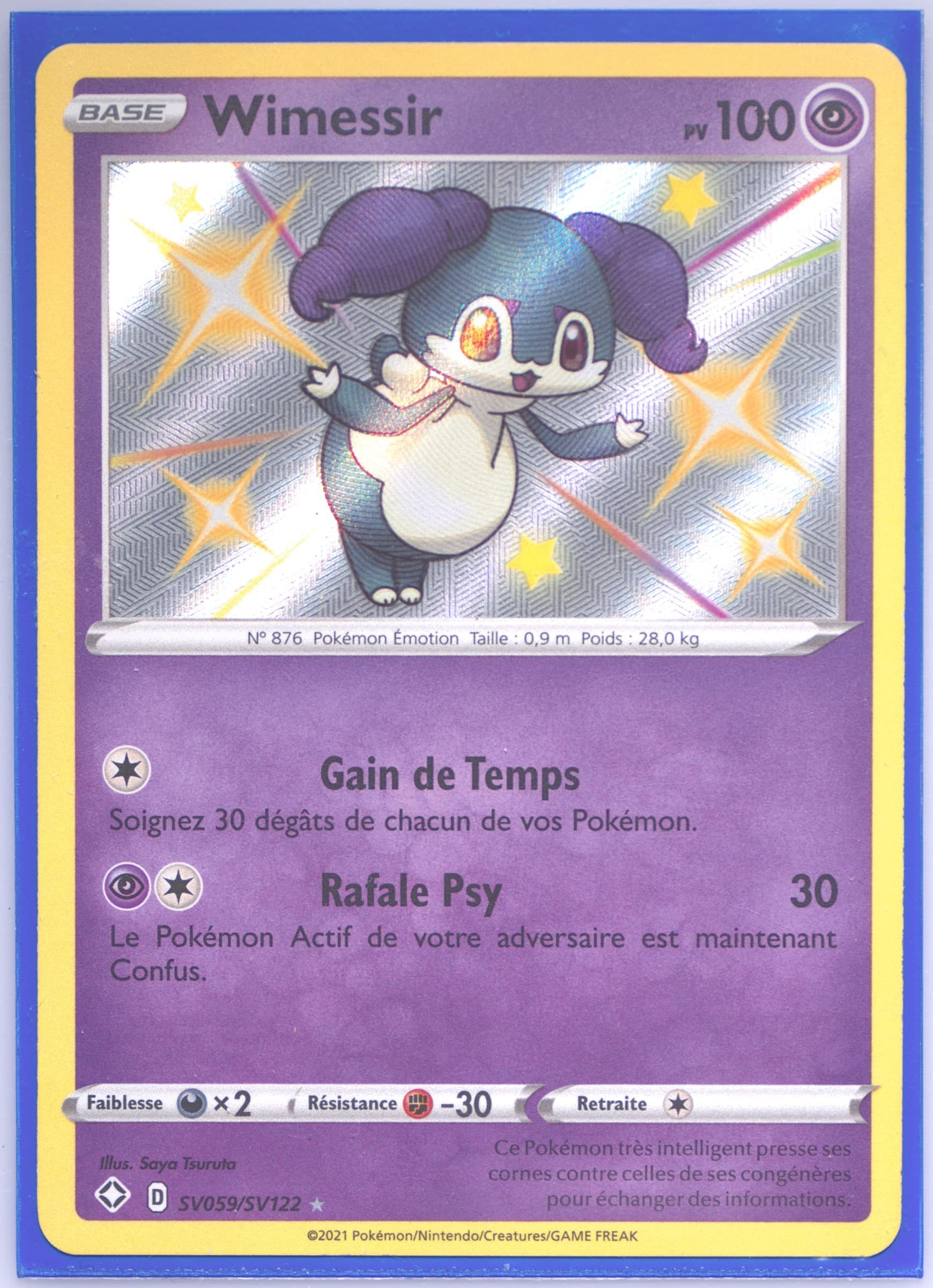 Wimessir-Holo French (SV059) 2021 Pokemon Sword & Shield Shining Fates