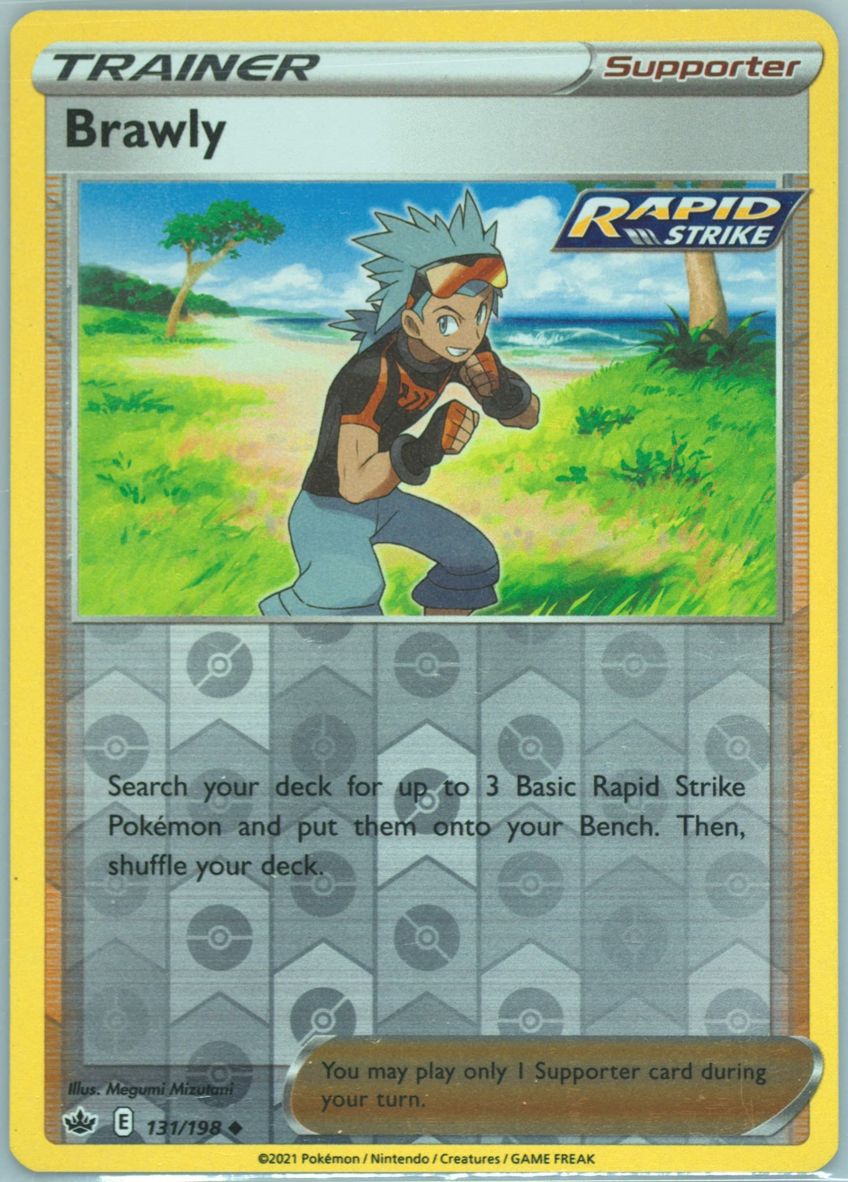 Brawly (131) 2021 Pokemon Sword & Shield Chilling Reign