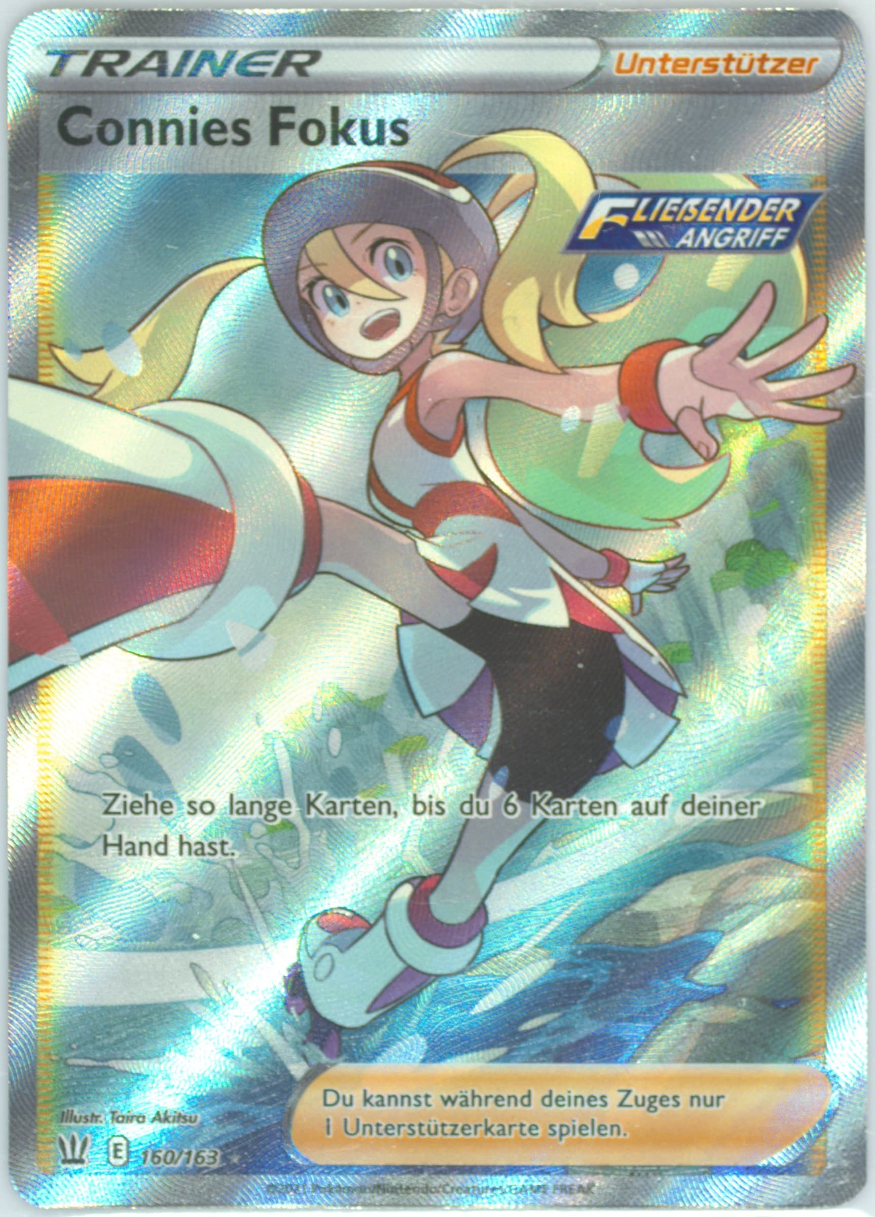 Full Art/Connies Fokus German (160) 2021 Pokemon Sword & Shield Battle Styles