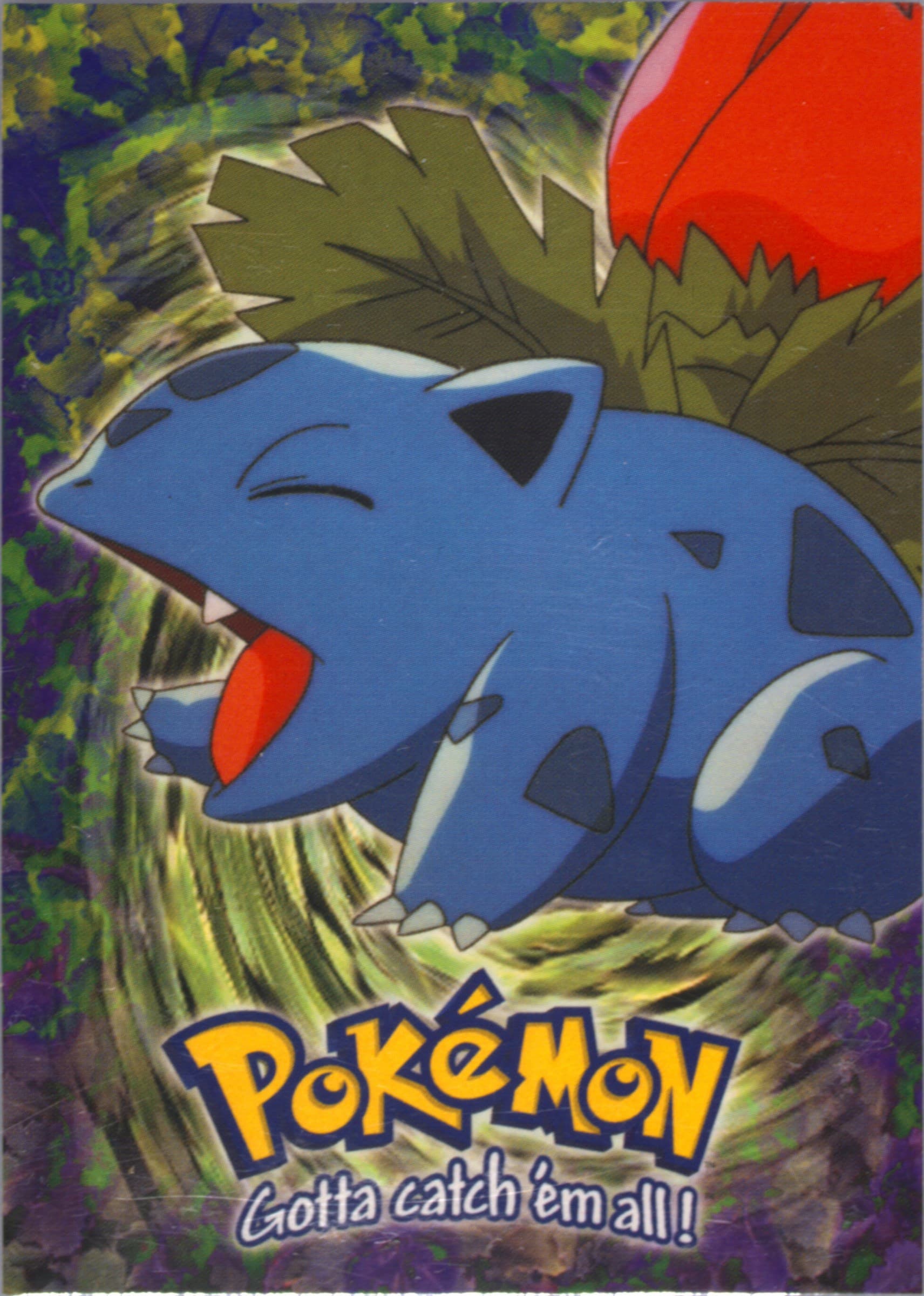 Ivysaur #2 (E2) 1999 Topps Pokemon the Movie Edt
