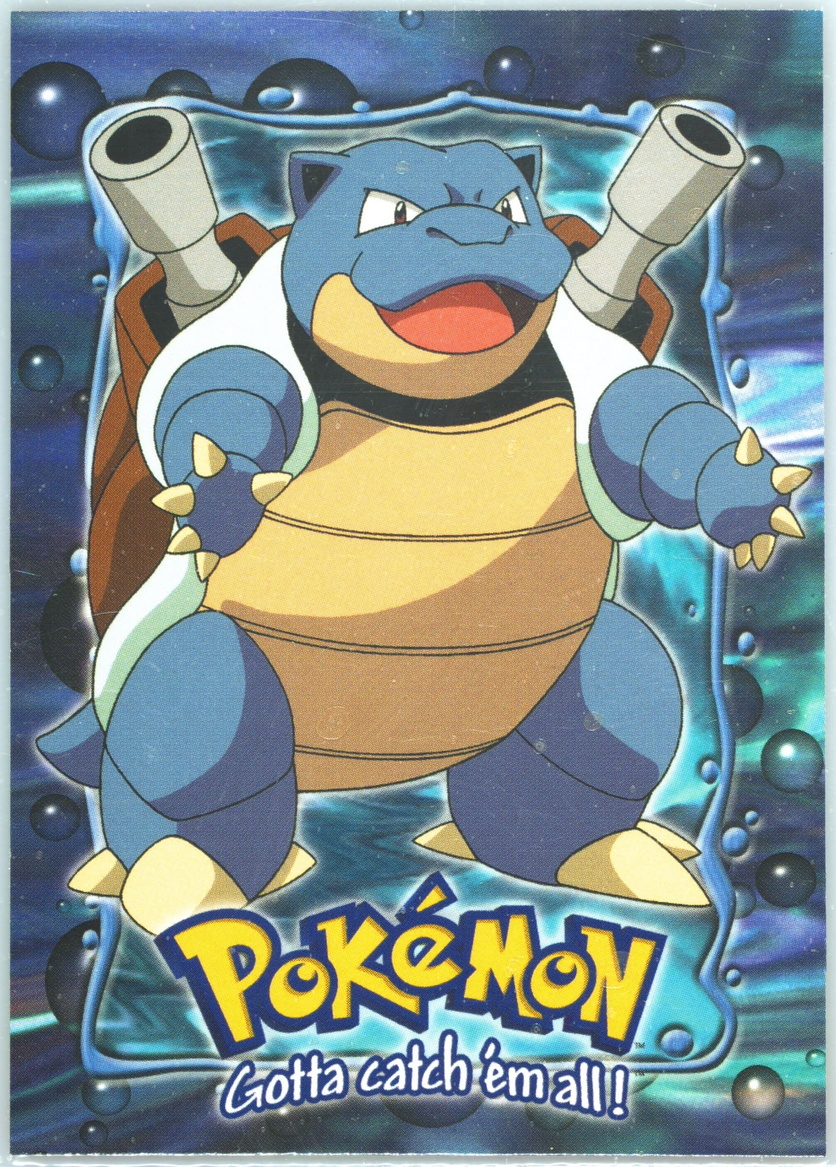 Blastoise #9 (E9) 1999 Topps Pokemon the Movie Edt