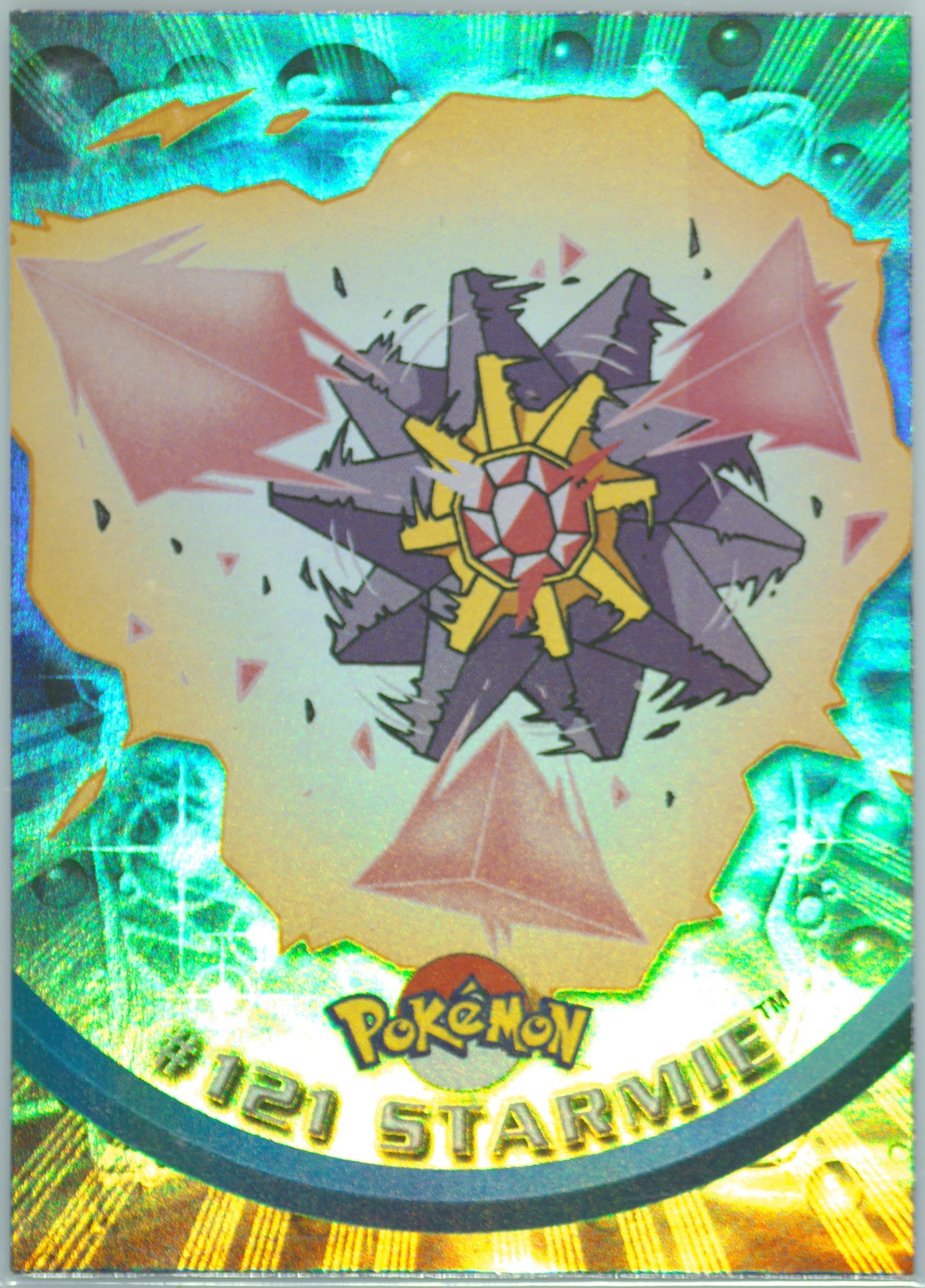 Starmie Rainbow Foil (121) 2000 Topps Pokemon TV Animation Series 3