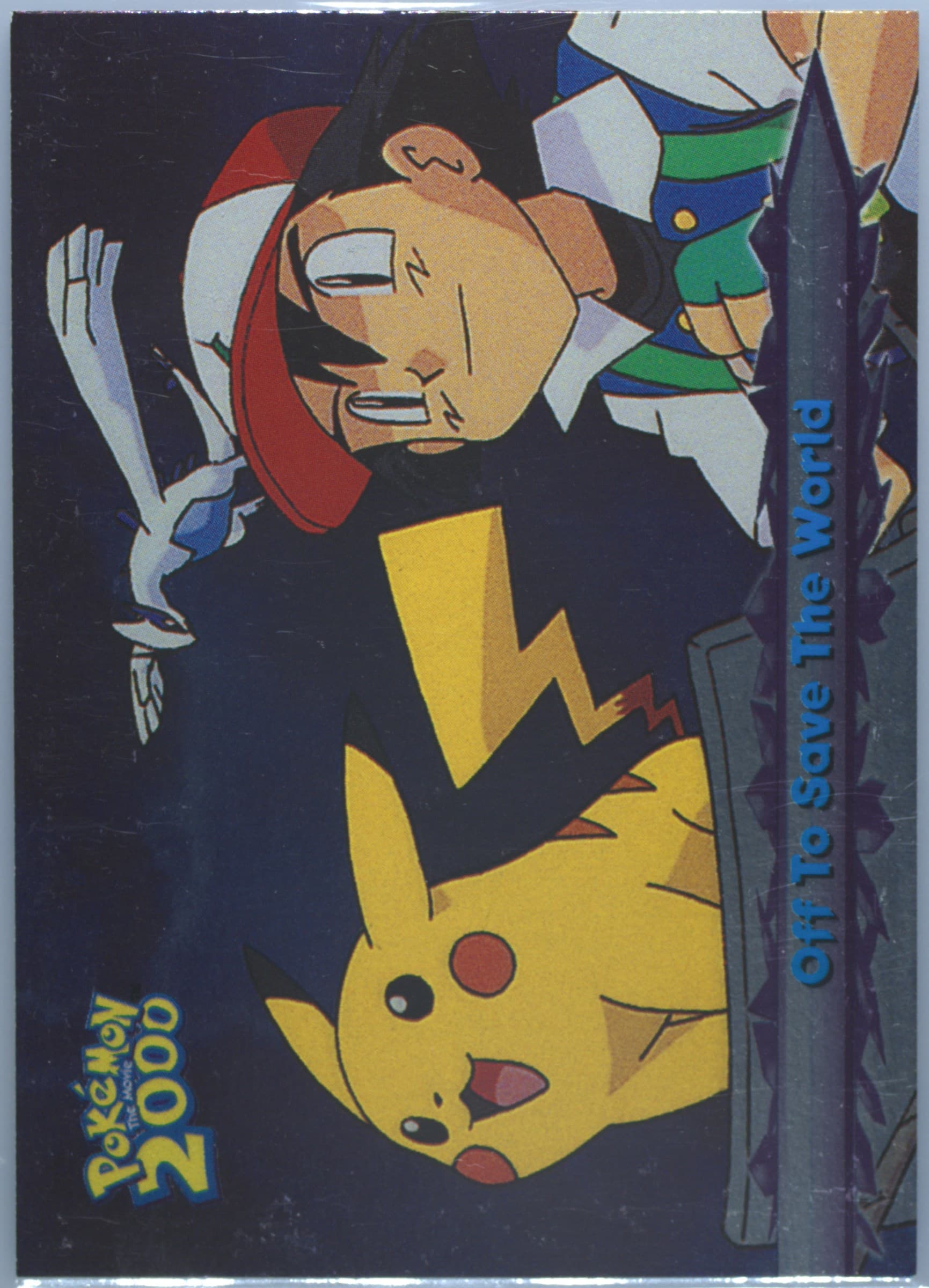 Off to Save the World Foil (48) 2000 Topps Pokemon the Movie 2000