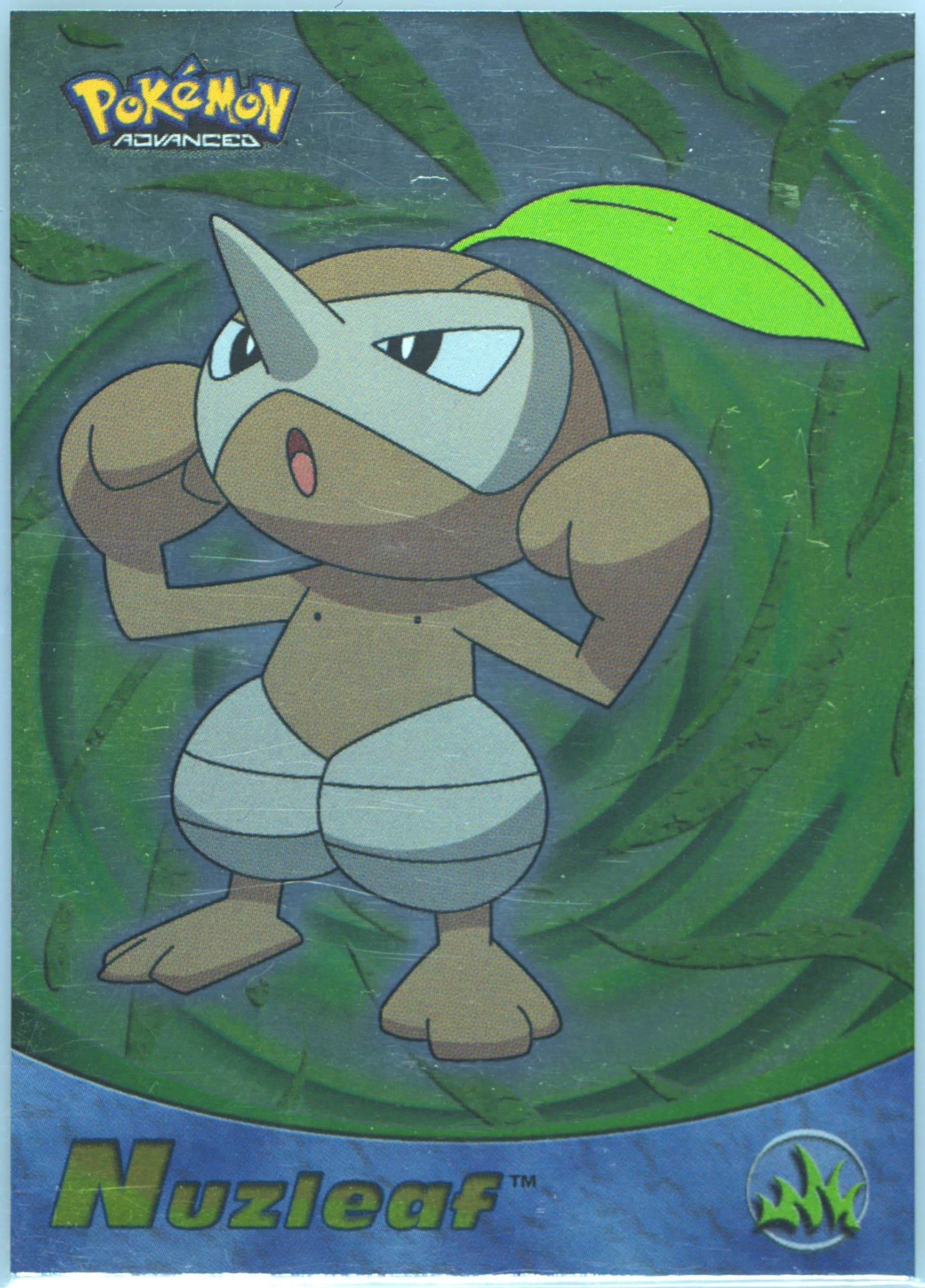 Nuzleaf Foil (61) 2003 Topps Pokemon Advanced