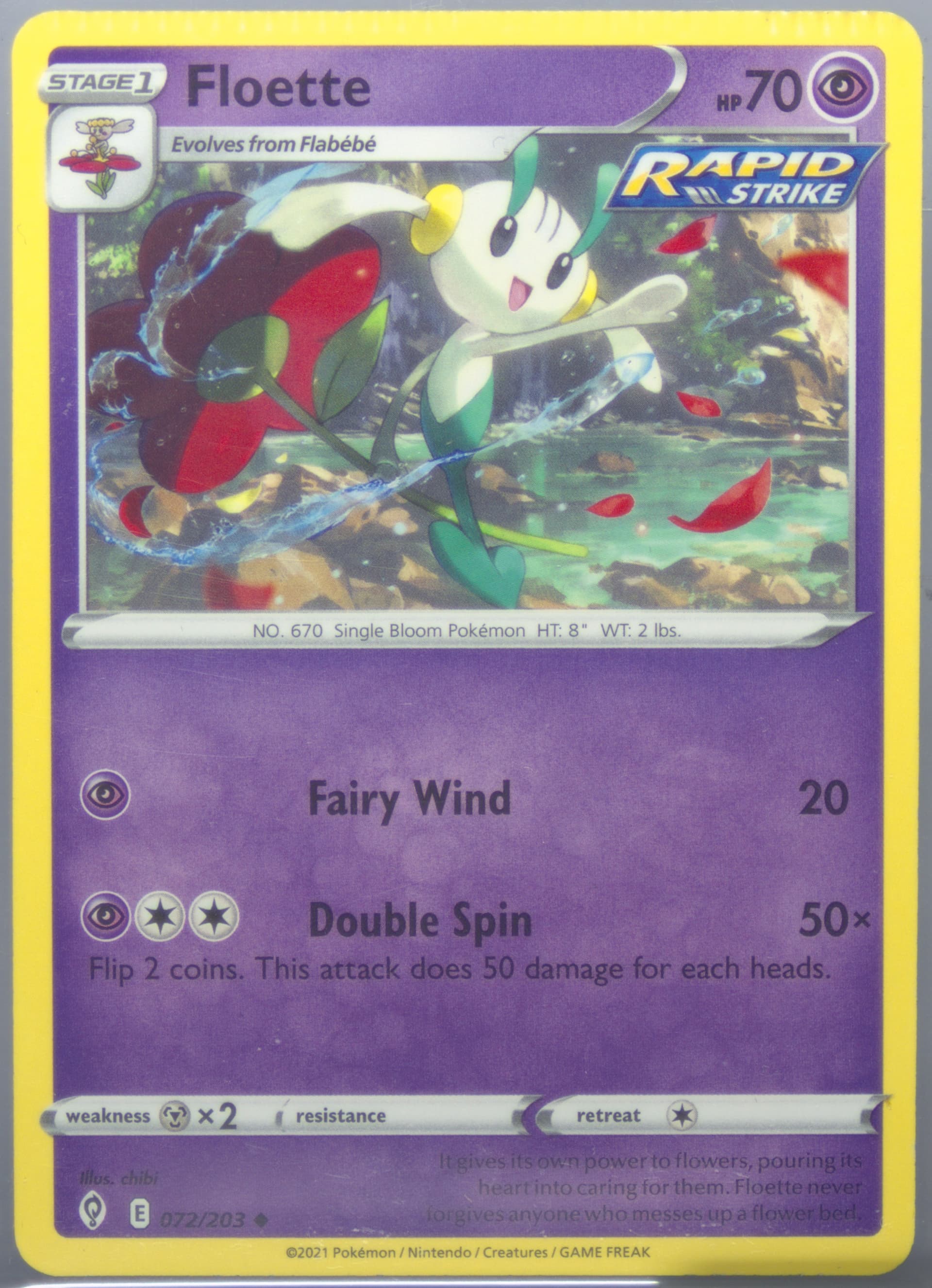 Floette (072) 2021 Pokemon Sword & Shield Evolving Skies