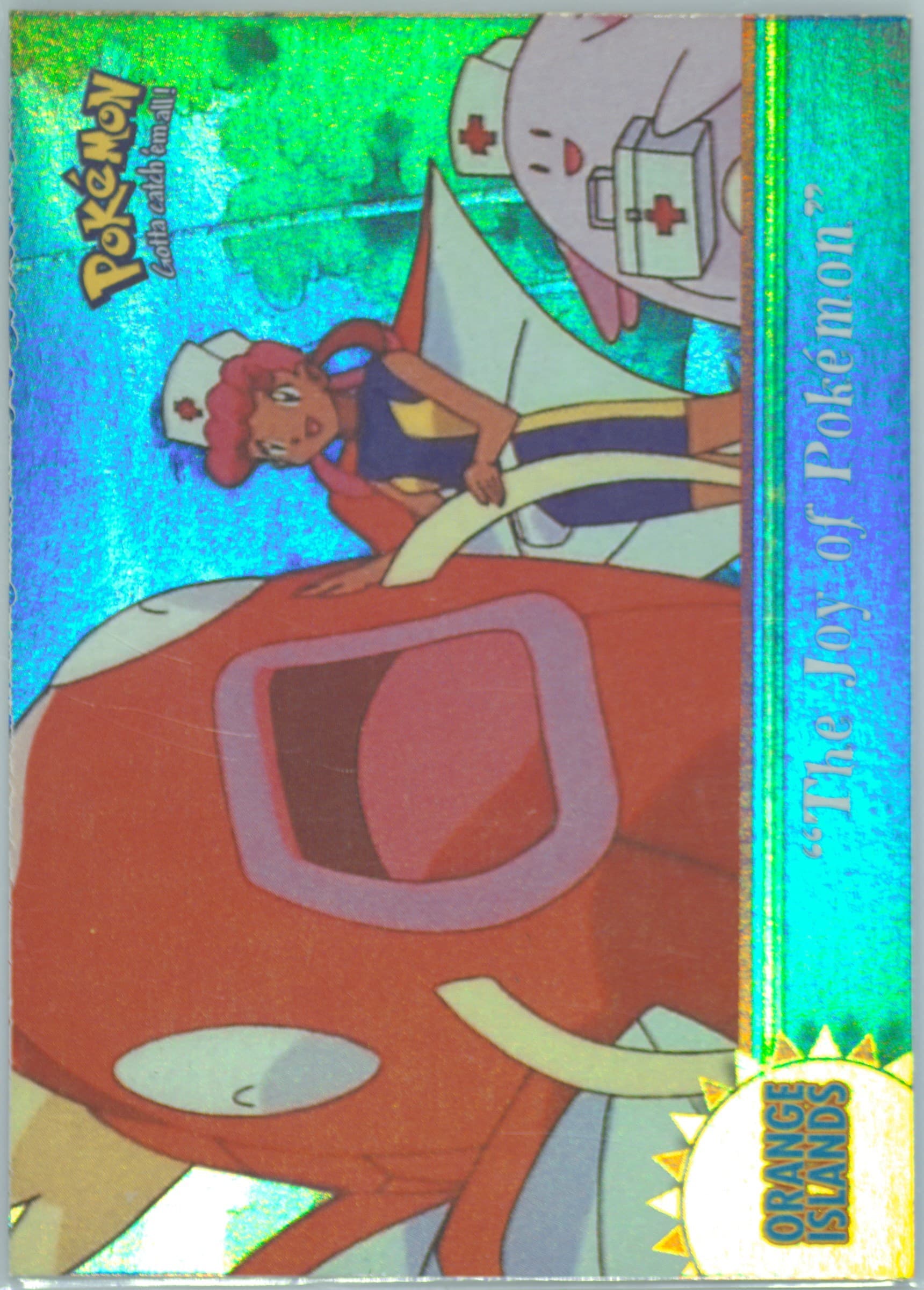 The Joy of Pokemon Rainbow Foil (OR9) 2000 Topps Pokemon TV Animation Series 3 Orange Islands