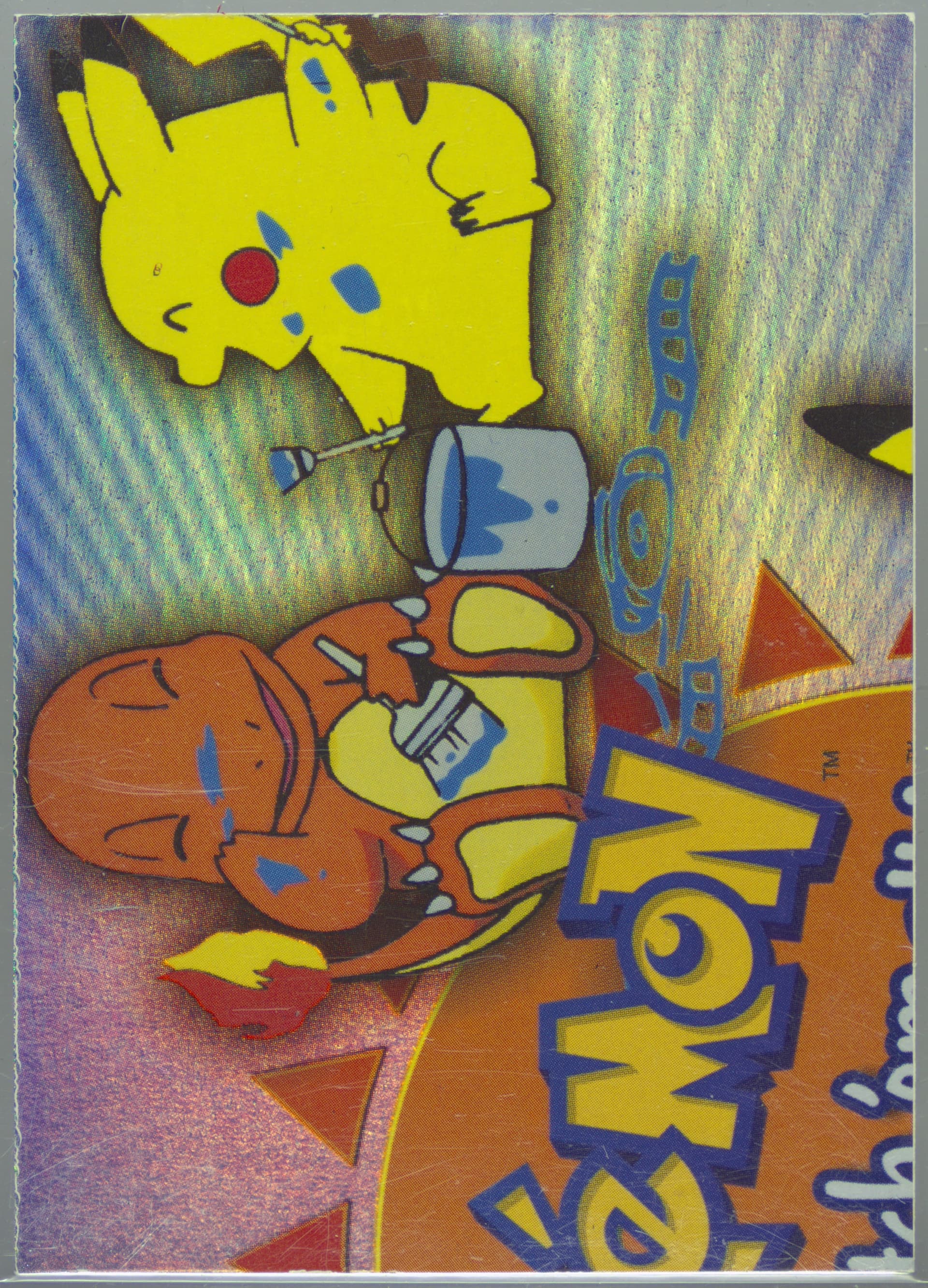 Puzzle Card 2 Rainbow Foil (P02) 2000 Topps Pokemon TV Animation Series 3 Puzzle