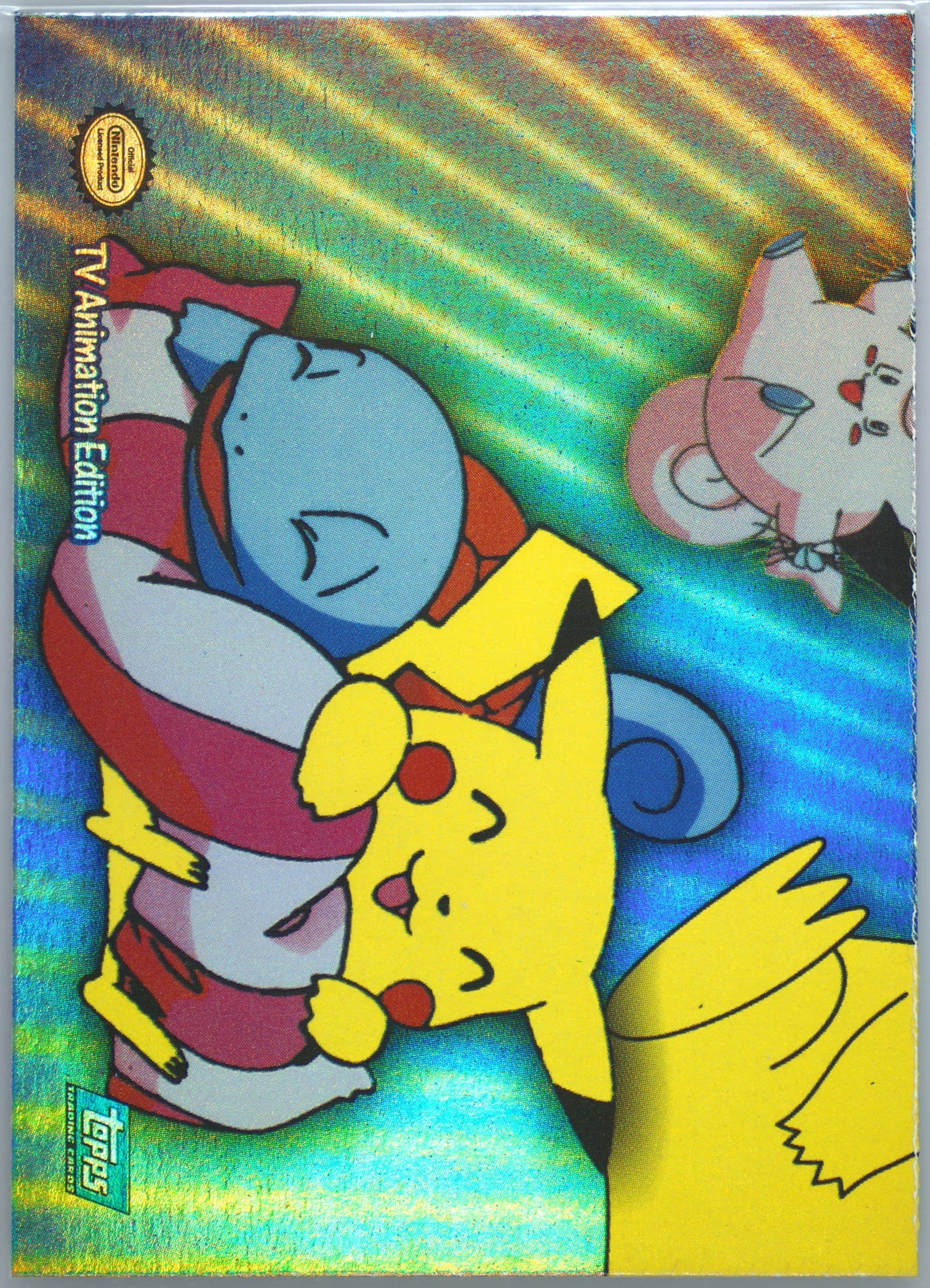 Puzzle Card 5 Rainbow Foil (P05) 2000 Topps Pokemon TV Animation Series 3 Puzzle