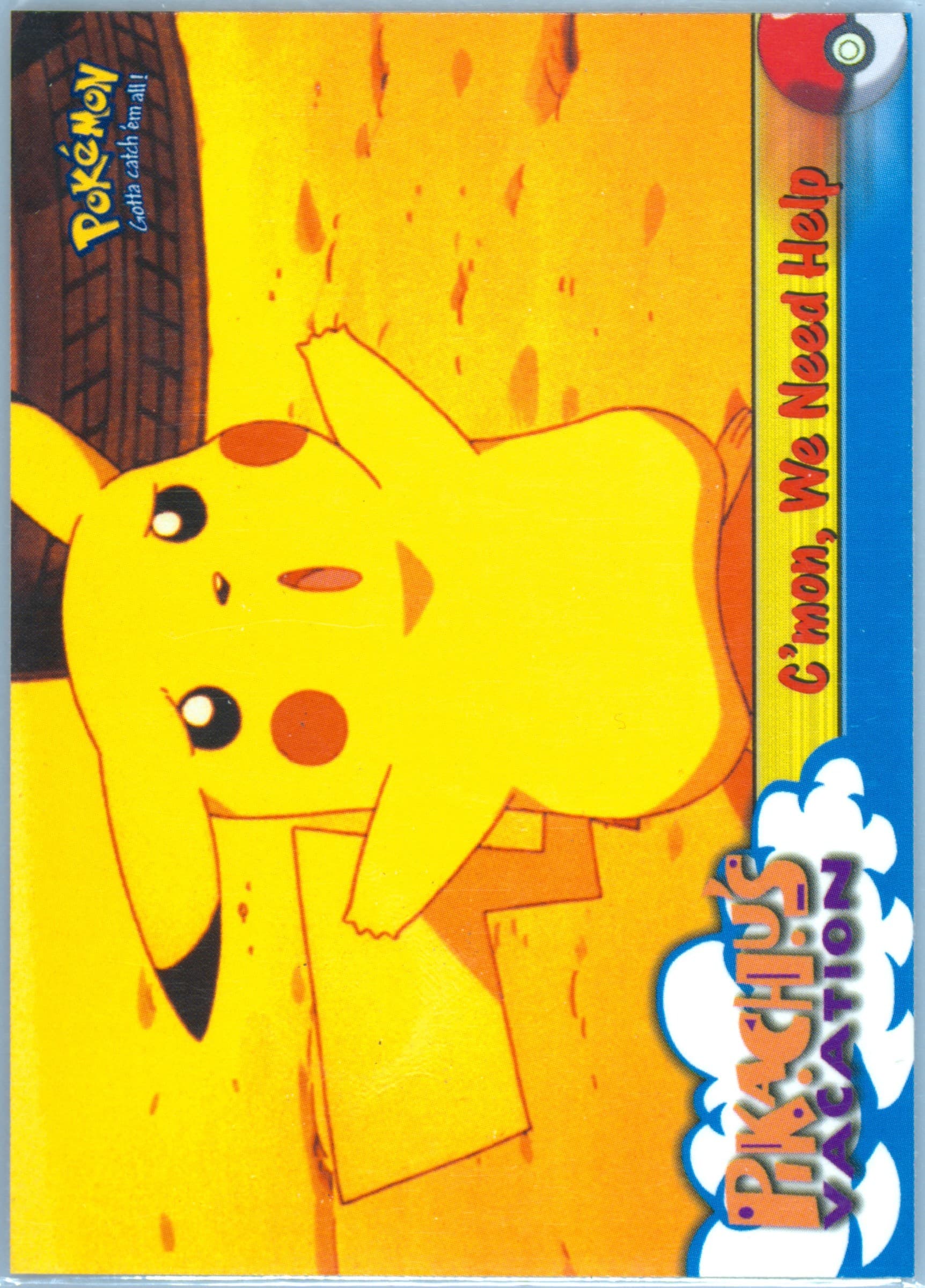 Movie Edition C'Mon, We Need Help-Corrected (53) 1999 Topps Pokemon the Movie Edt