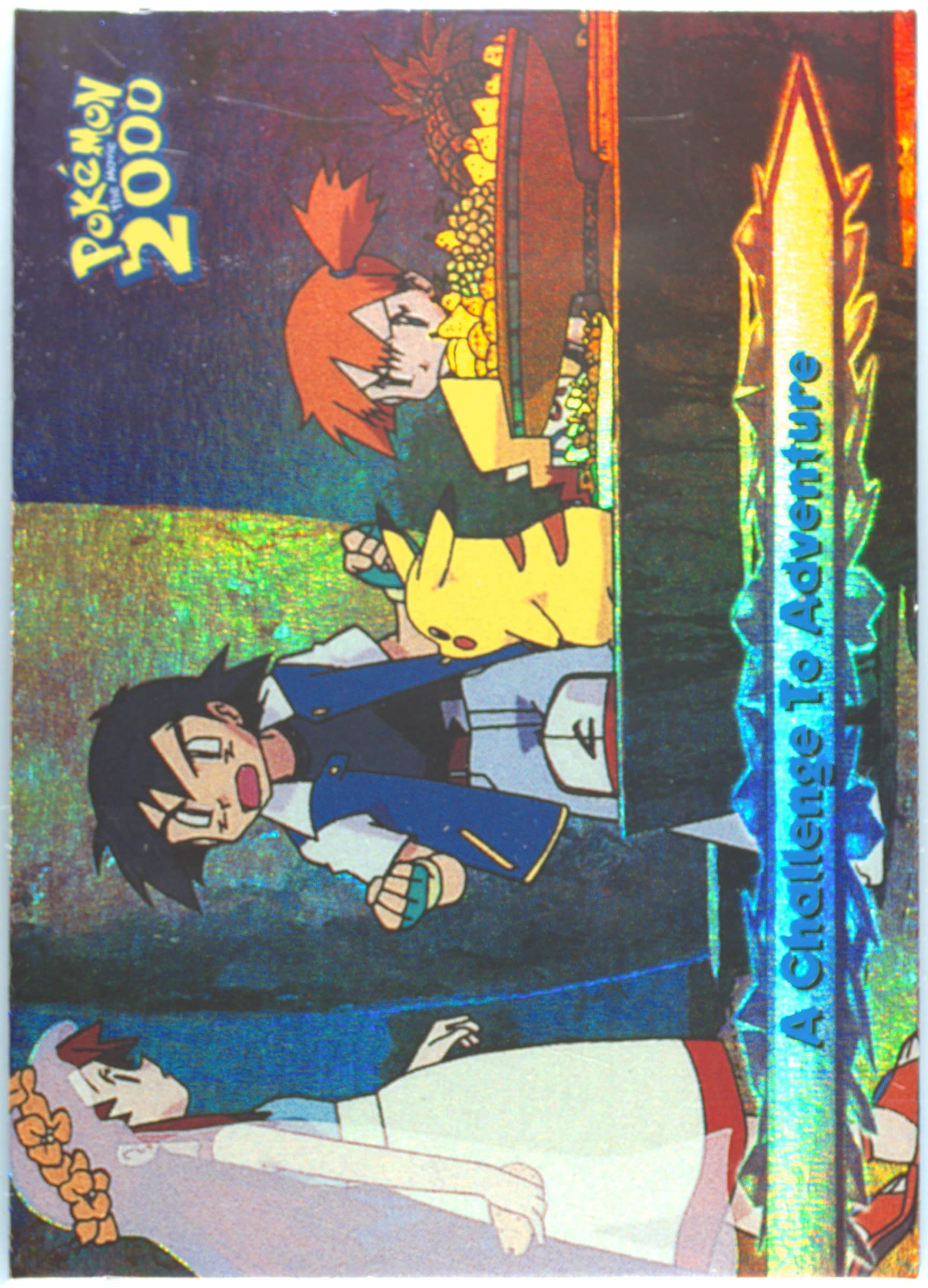 A Challenge to Adventure Rainbow Foil (27) 2000 Topps Pokemon the Movie 2000