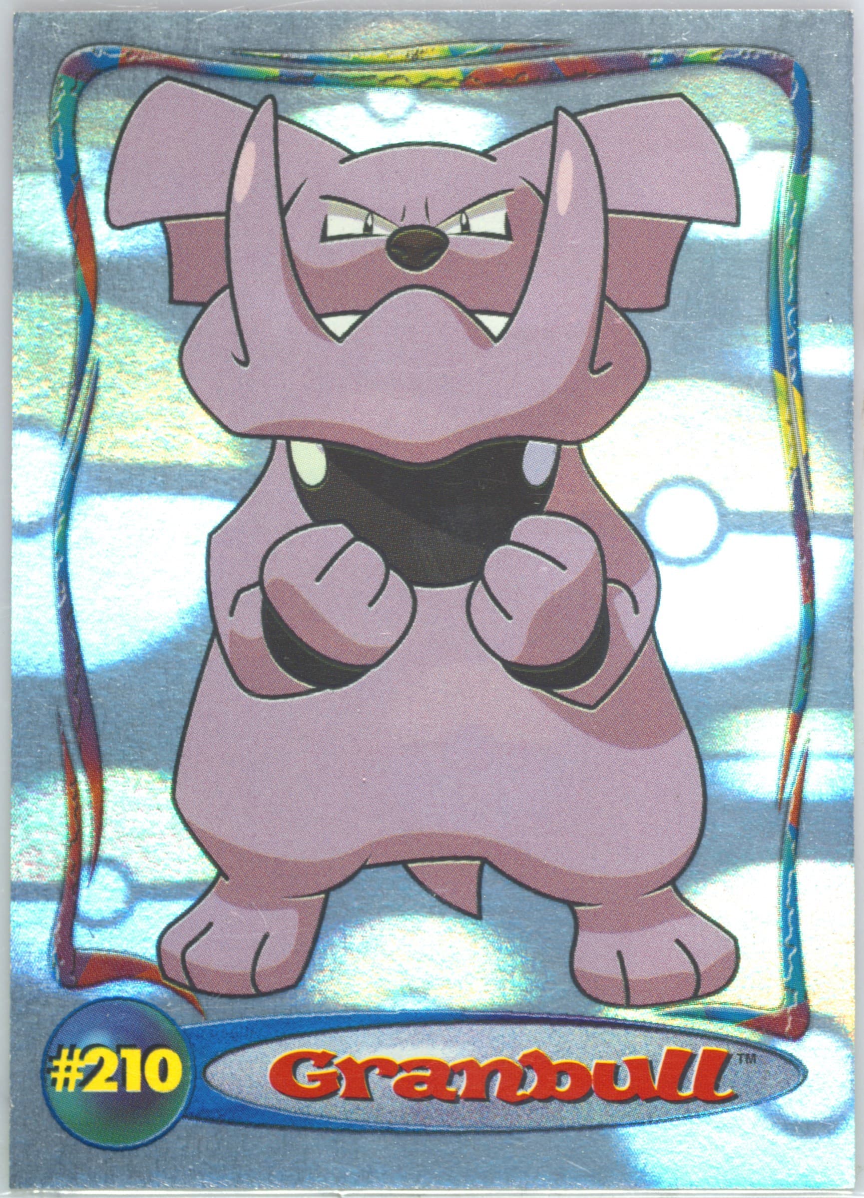 Granbull (7) 2001 Topps Pokemon Johto Series 1 Hologram Cards