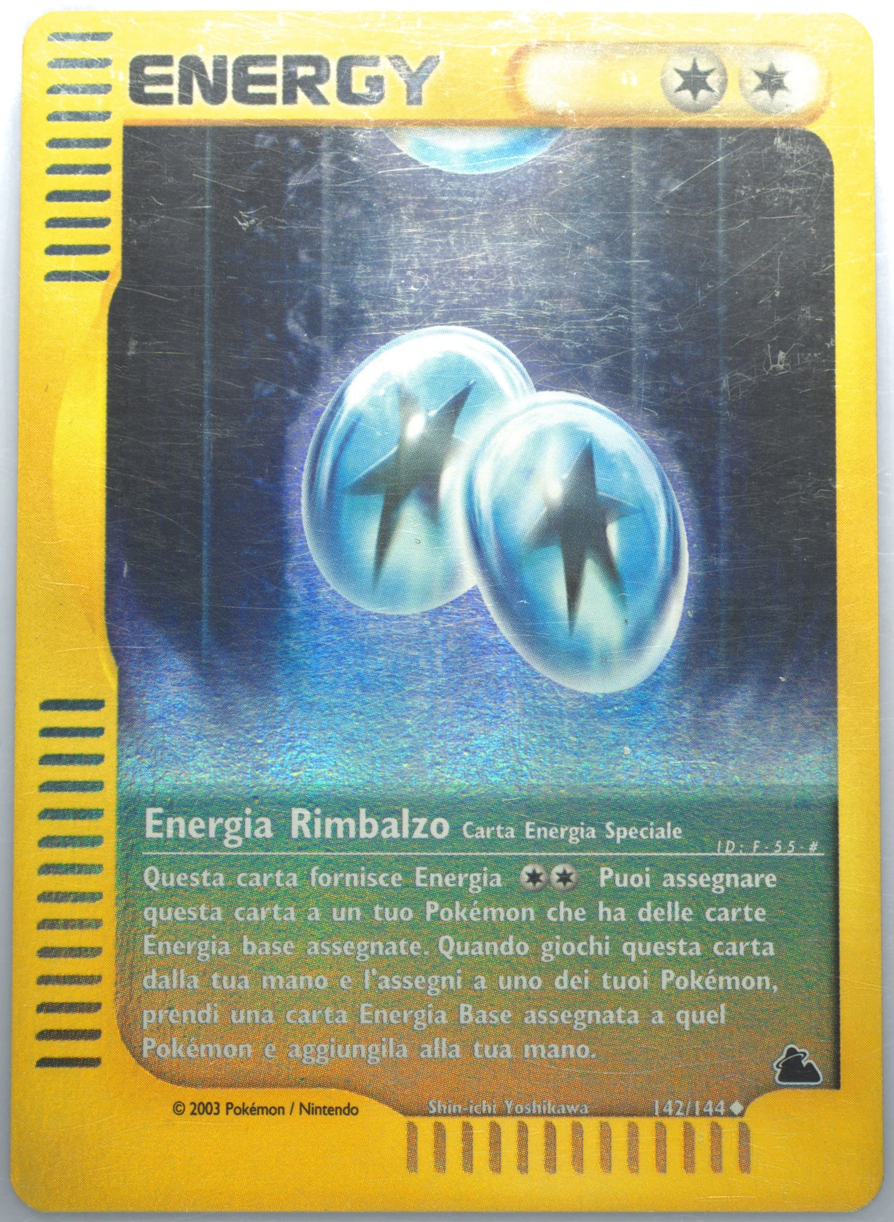 Energia Rimbalzo Italian (142) 2003 Pokemon Skyridge