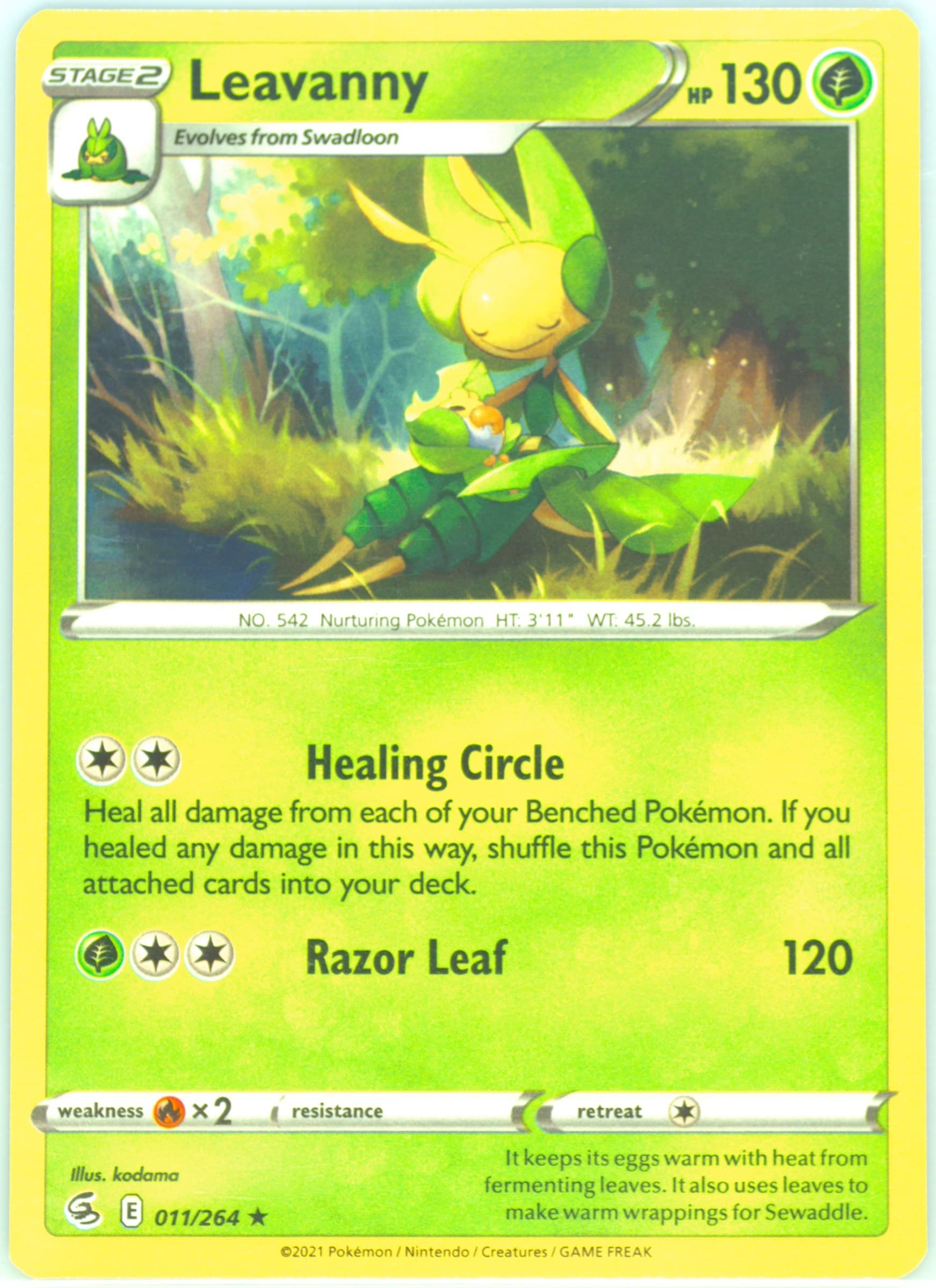 Leavanny (011) 2021 Pokemon Sword & Shield Fusion Strike