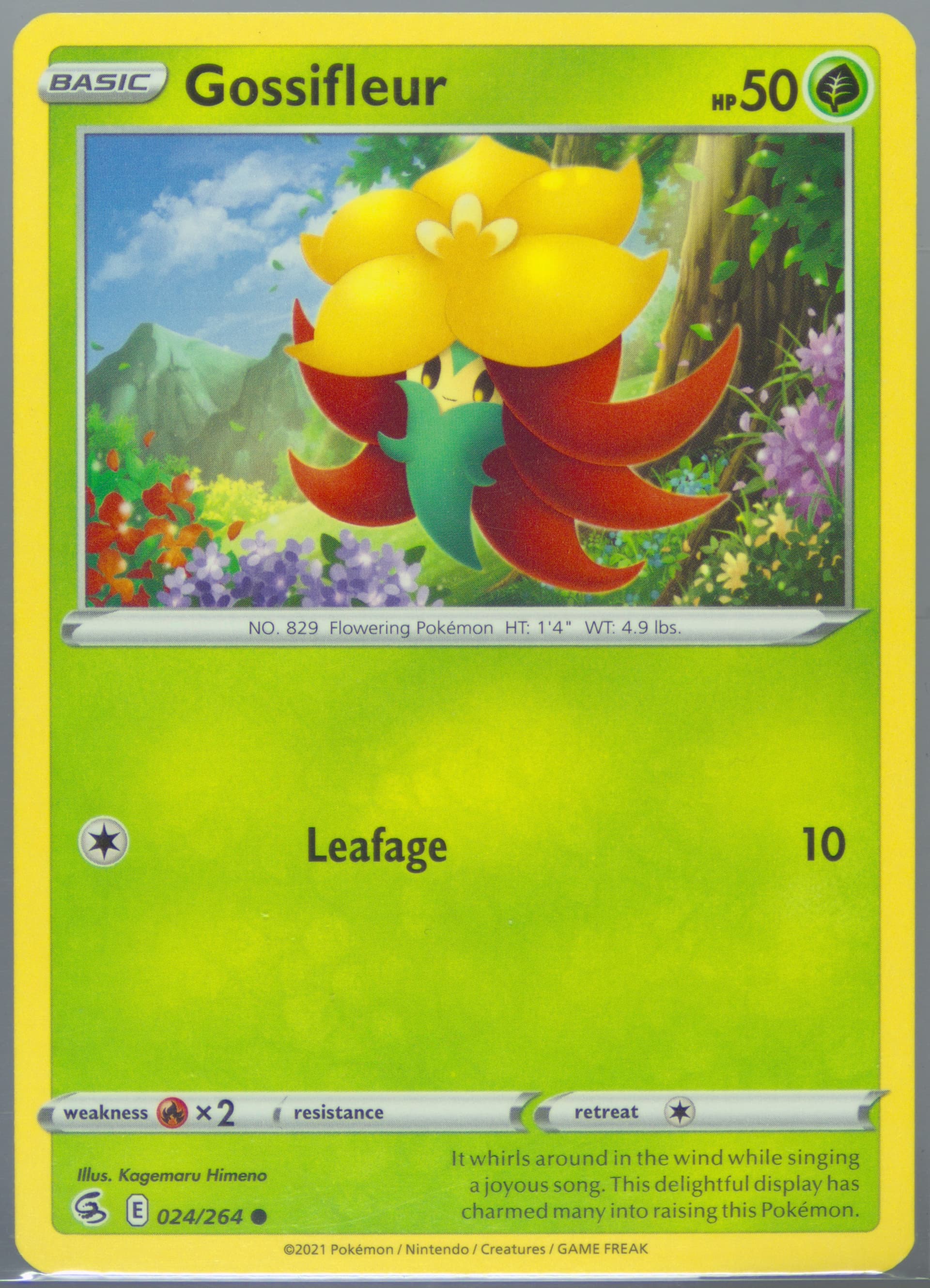 Gossifleur (024) 2021 Pokemon Sword & Shield Fusion Strike