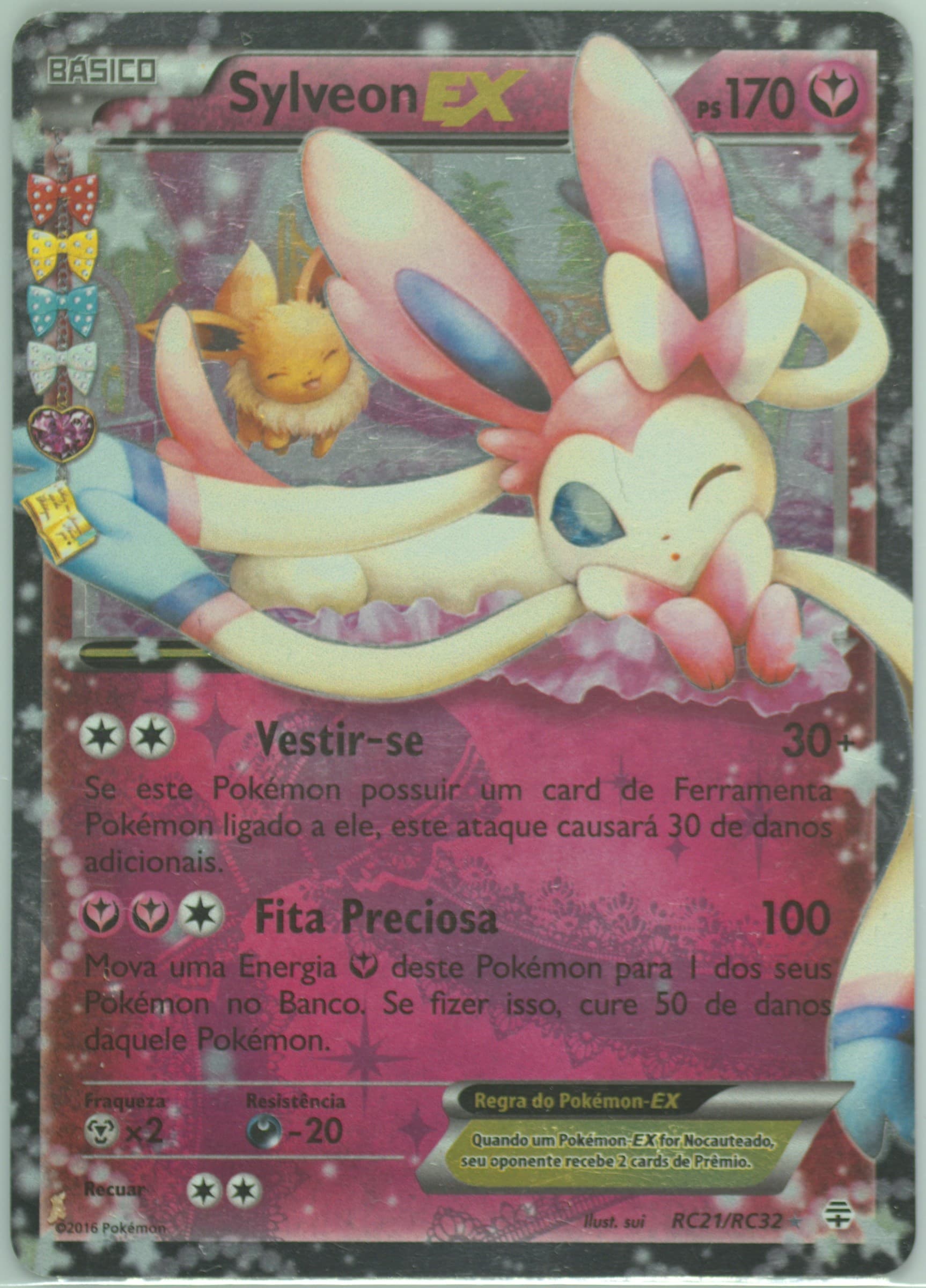 Sylveon EX Portuguese (RC21) 2016 Pokemon XY Generations Radiant Collection