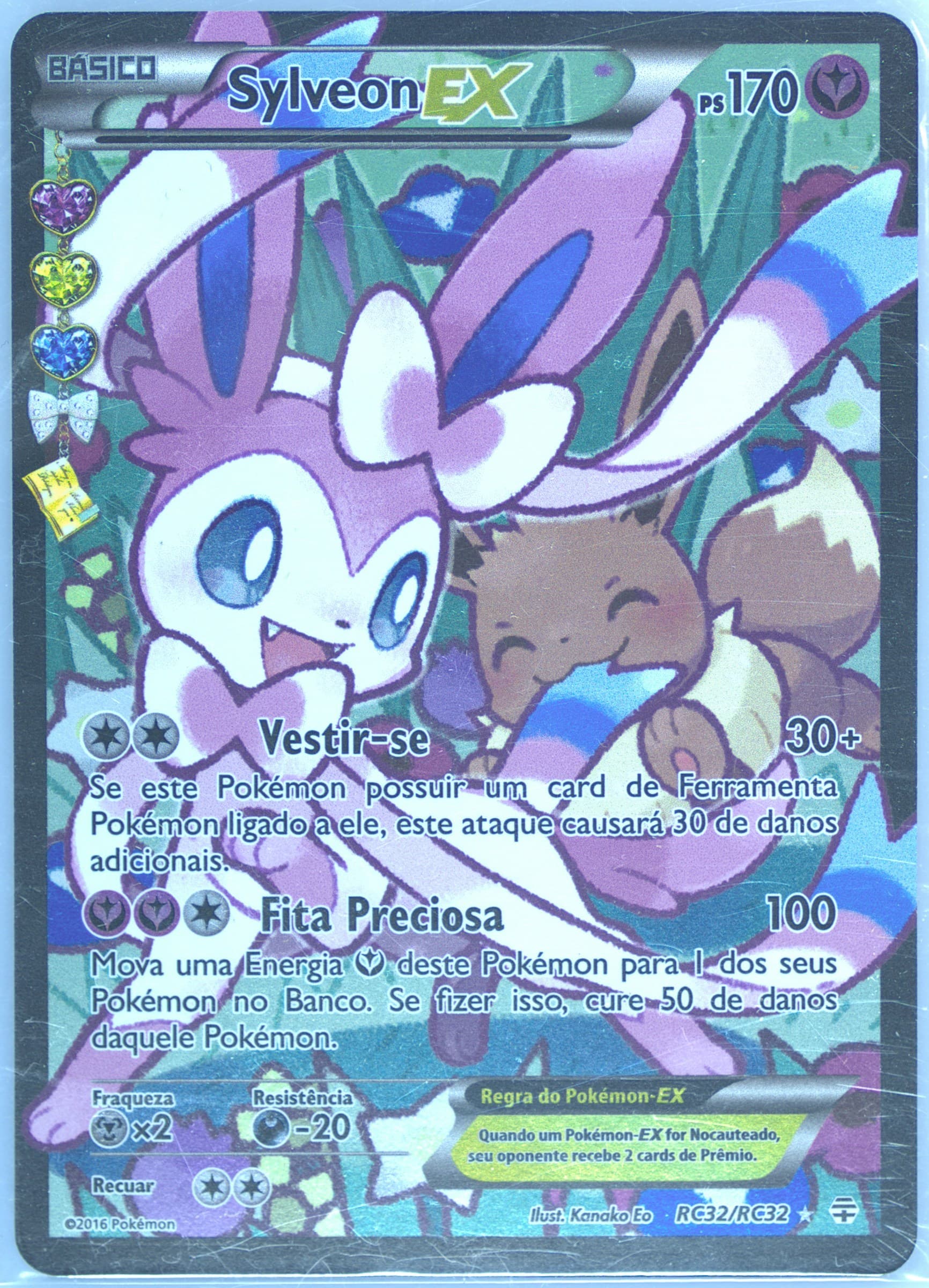 Full Art/Sylveon EX Portuguese (RC32) 2016 Pokemon XY Generations Radiant Collection