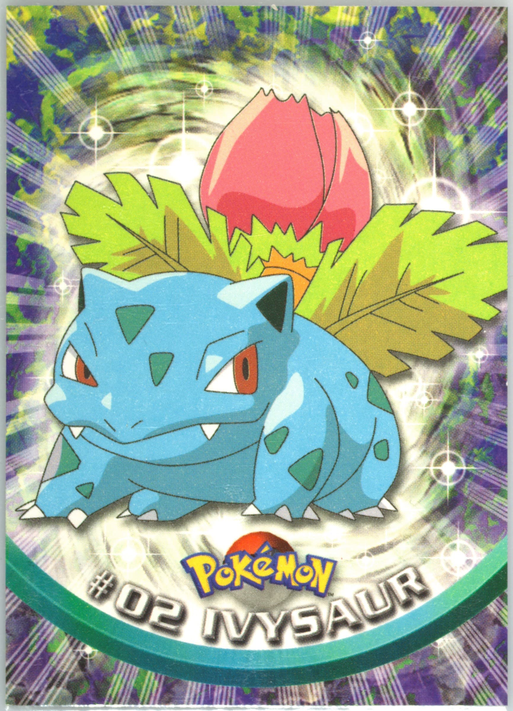 Ivysaur United Kingdom (2) 1999 Topps Pokemon TV