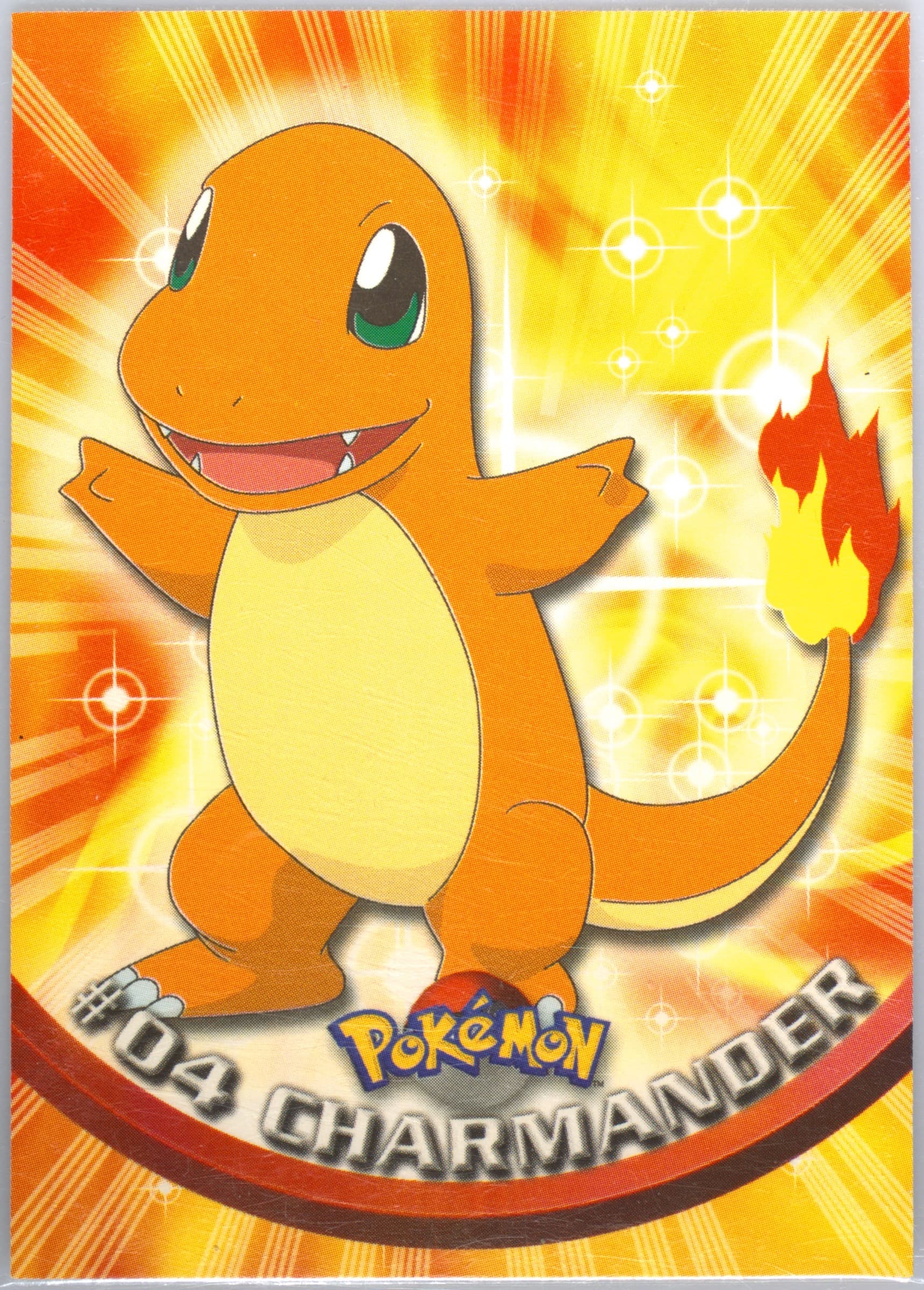 Charmander United Kingdom (4) 1999 Topps Pokemon TV