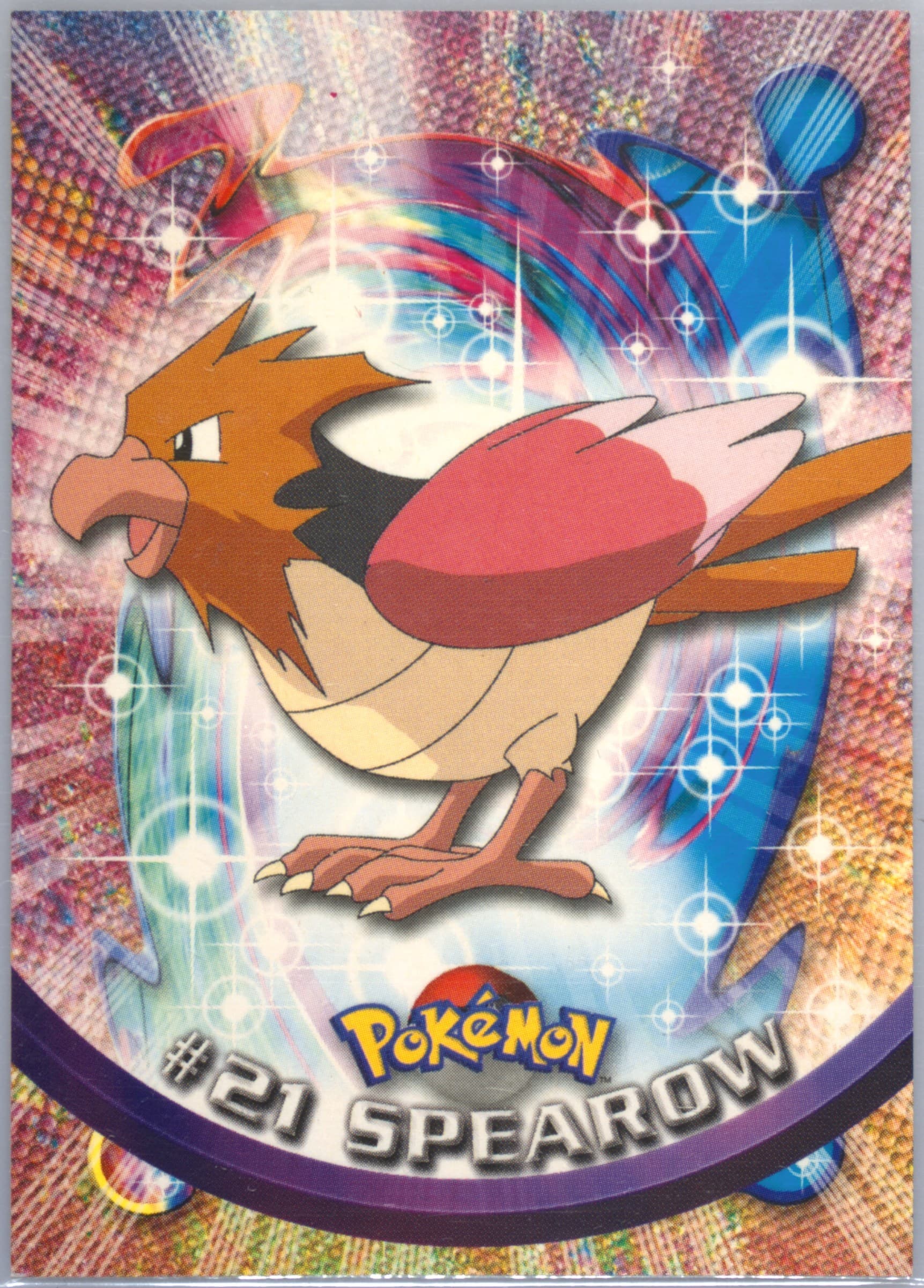 Spearow United Kingdom (21) 1999 Topps Pokemon TV