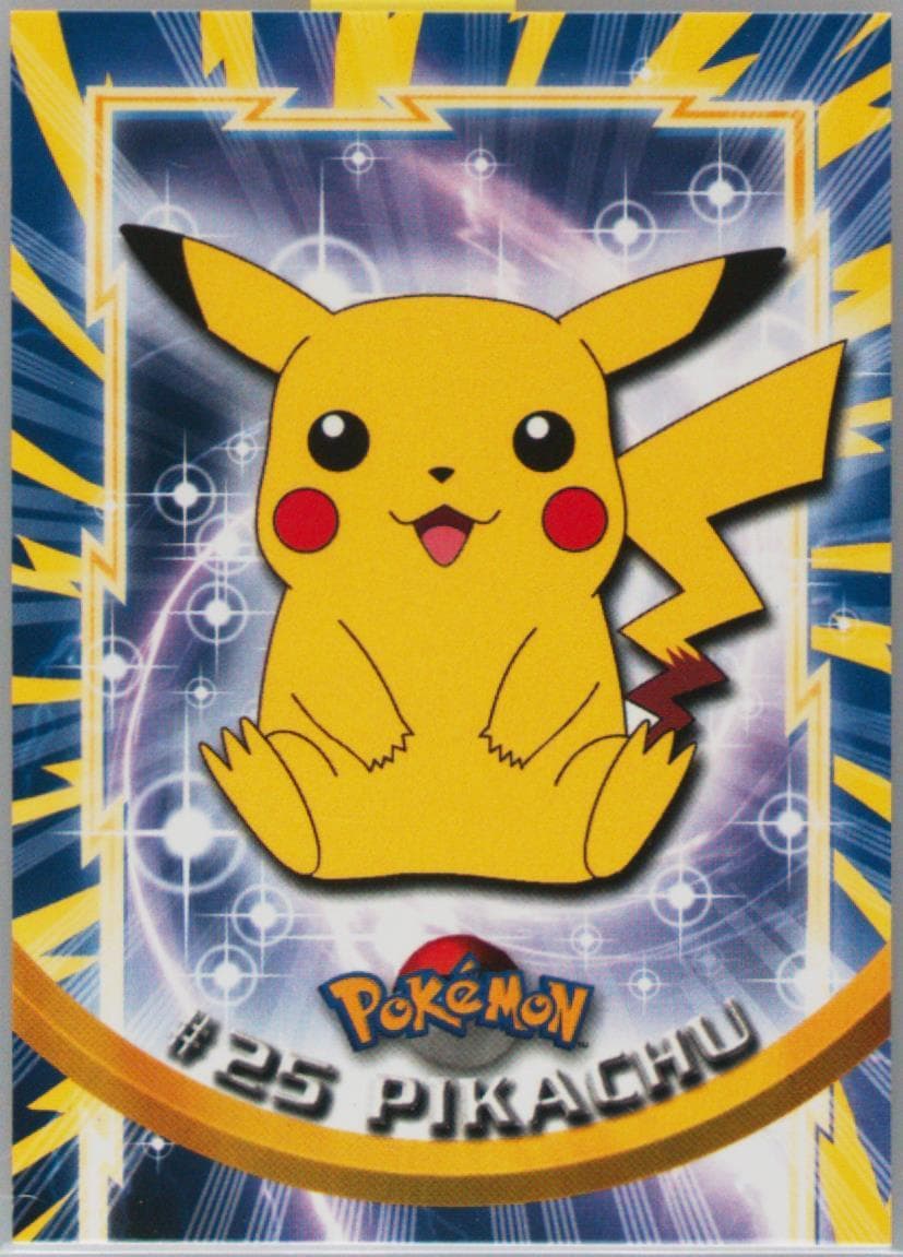 Pikachu United Kingdom (25) 1999 Topps Pokemon TV