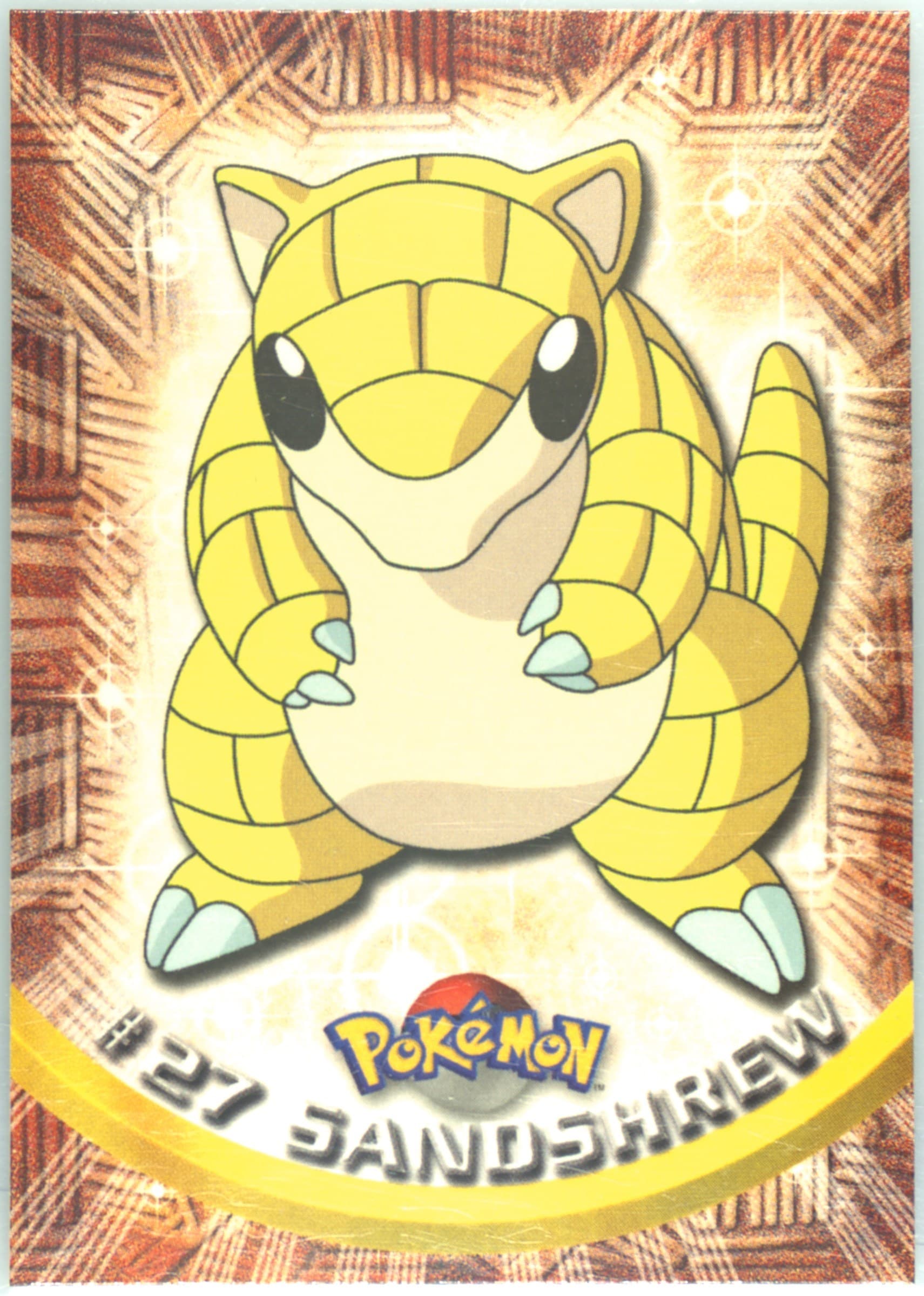 Sandshrew United Kingdom (27) 1999 Topps Pokemon TV