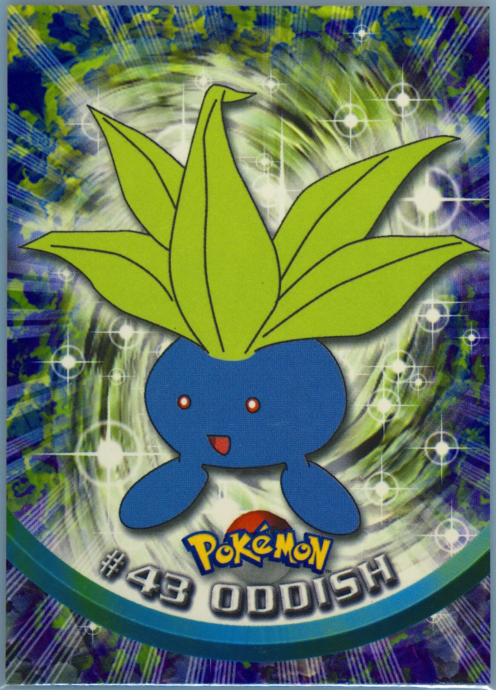 Oddish United Kingdom (43) 1999 Topps Pokemon TV