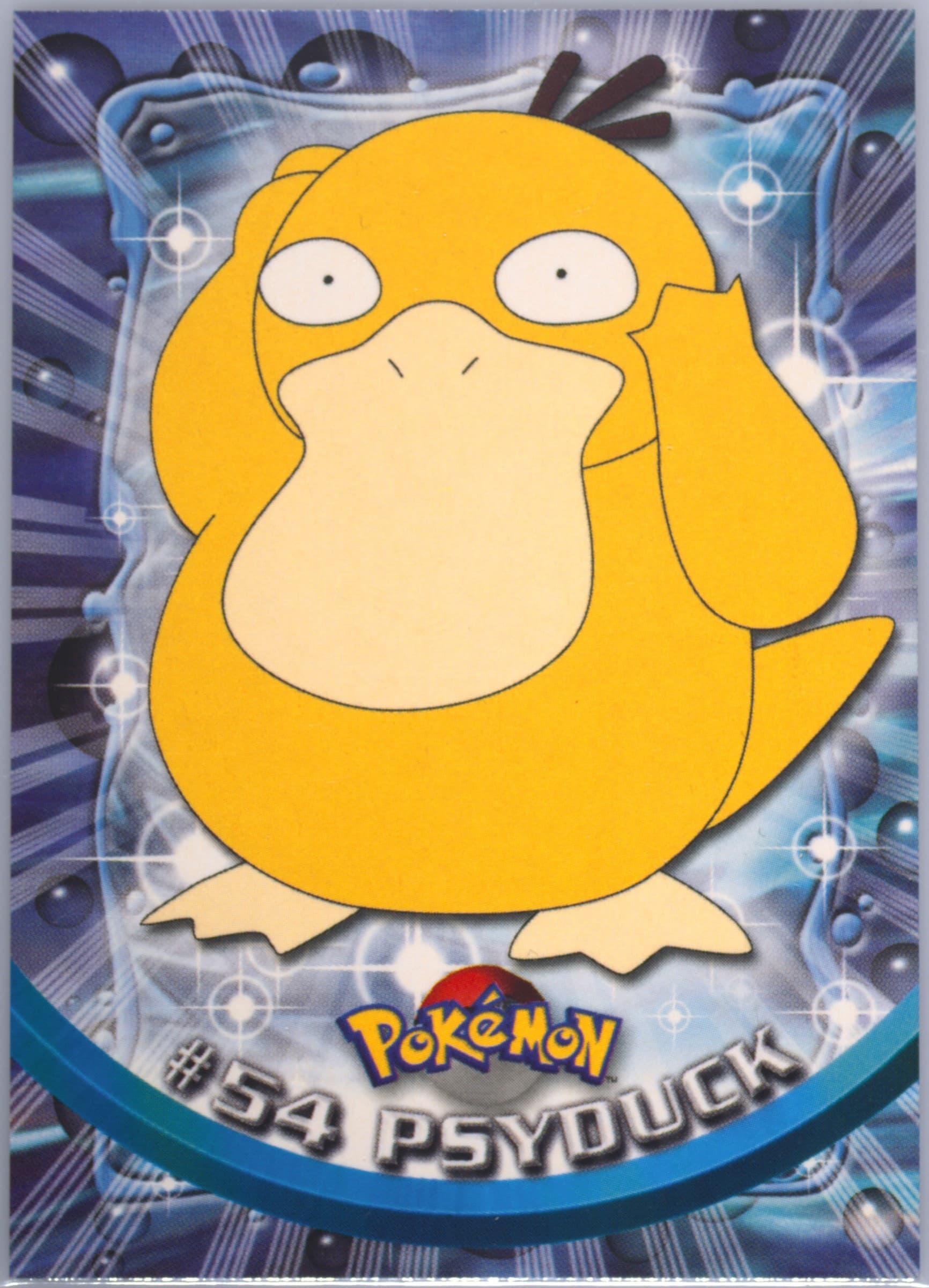 Psyduck United Kingdom (54) 1999 Topps Pokemon TV