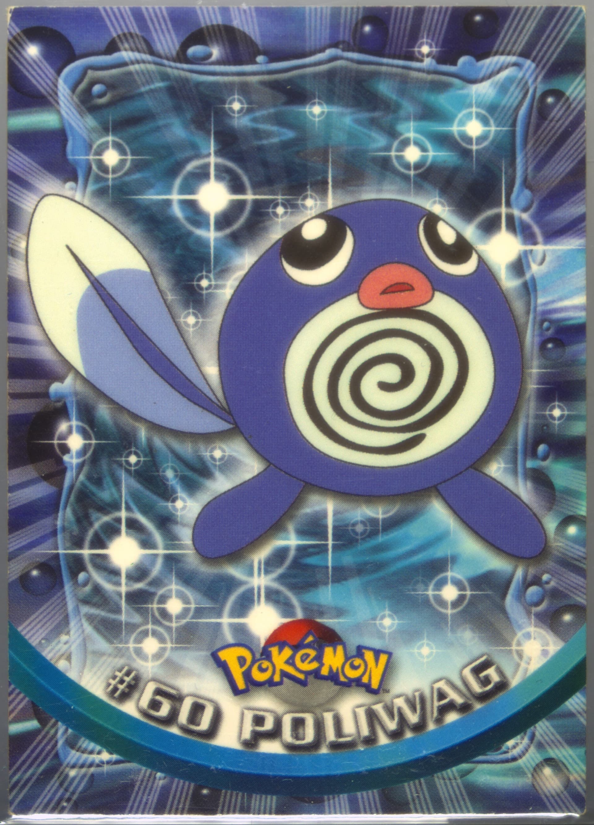 Poliwag United Kingdom (60) 1999 Topps Pokemon TV