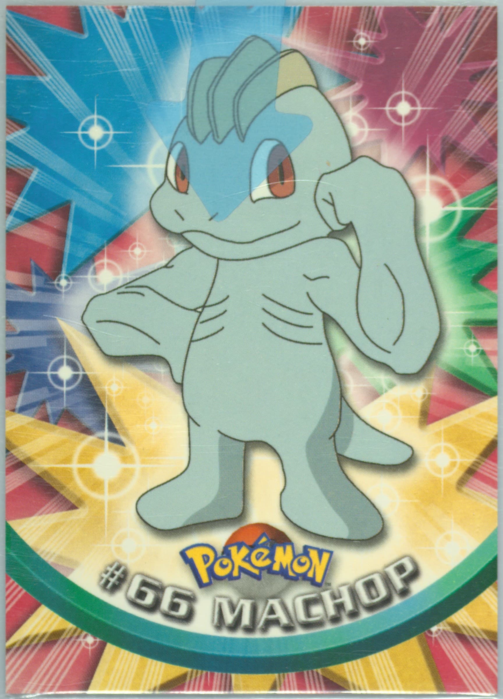 Machop United Kingdom (66) 1999 Topps Pokemon TV