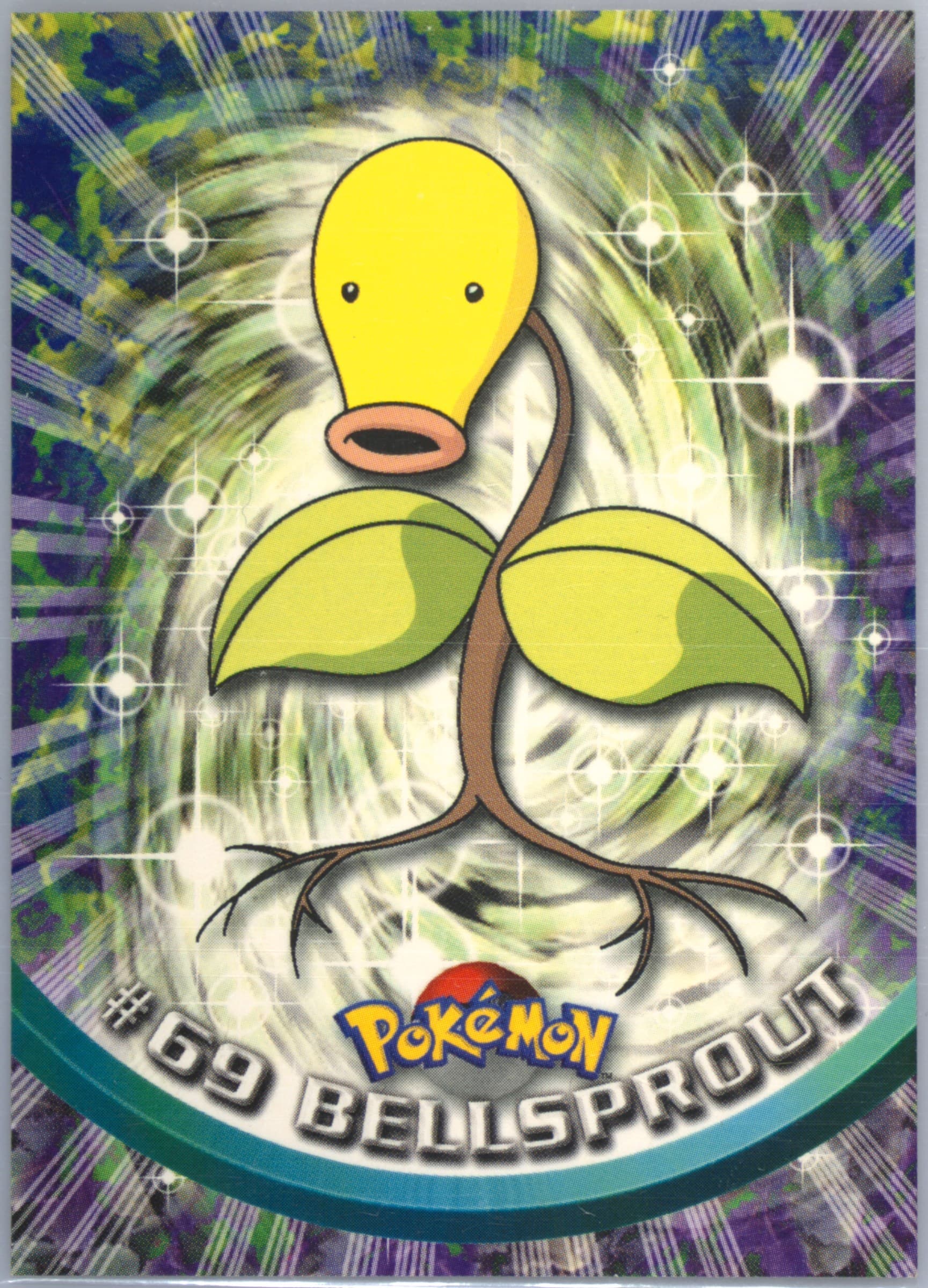 Bellsprout United Kingdom (69) 1999 Topps Pokemon TV