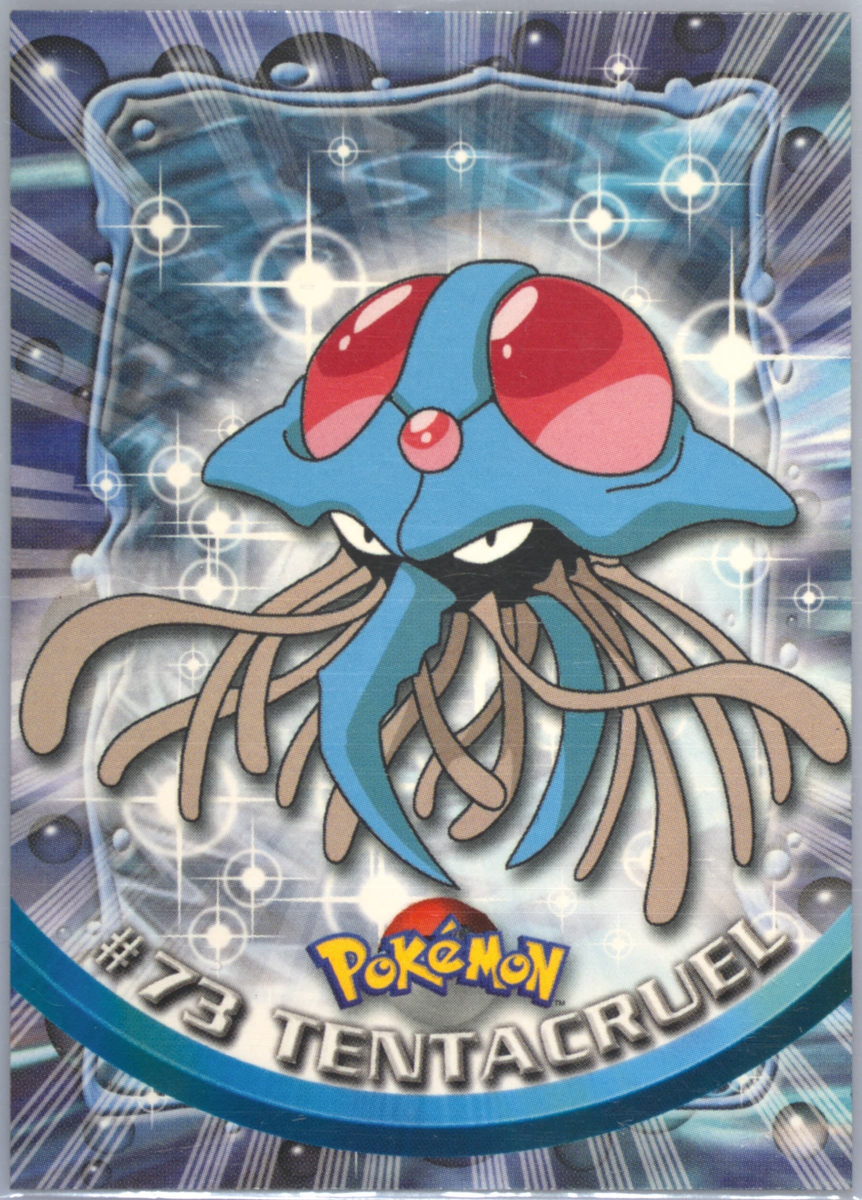 Tentacruel United Kingdom (73) 1999 Topps Pokemon TV