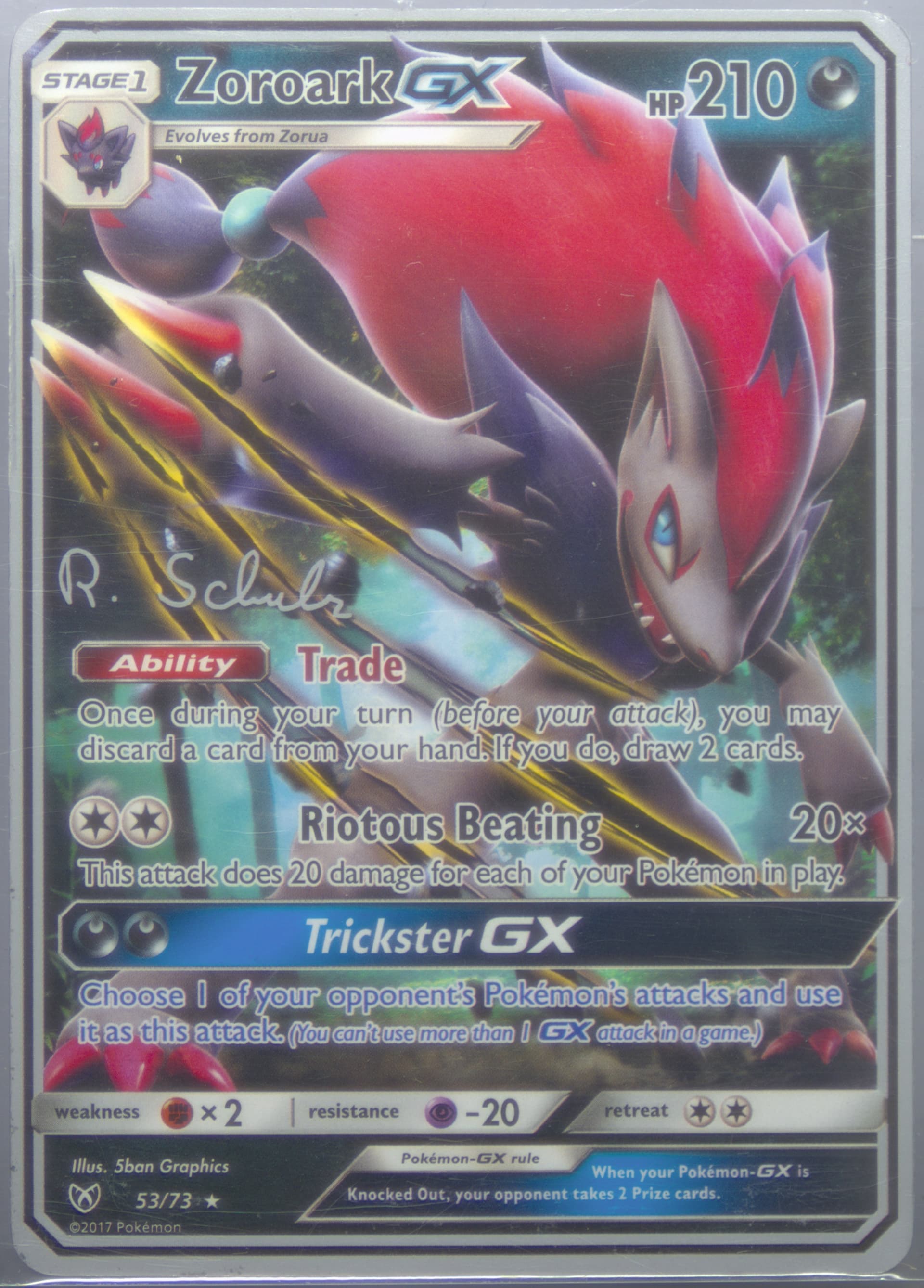 Zoroark GX Victory Map (53) 2018 Pokemon World Championship Promo