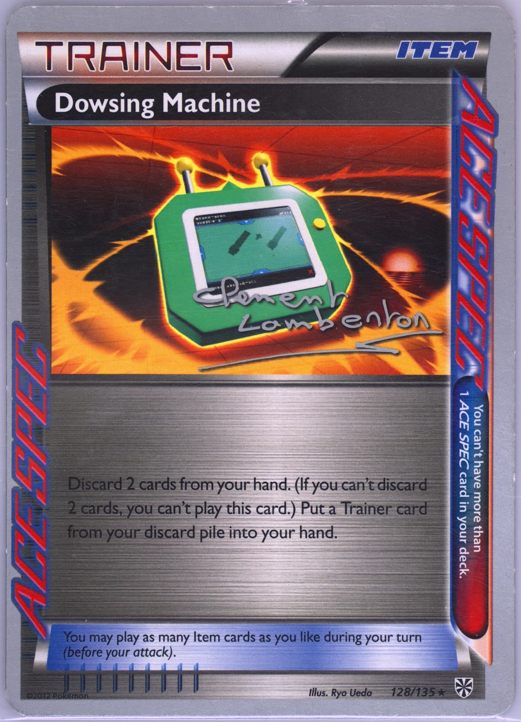 Dowsing Machine Anguille Sous Roche (128) 2013 Pokemon World Championship Deck Promo