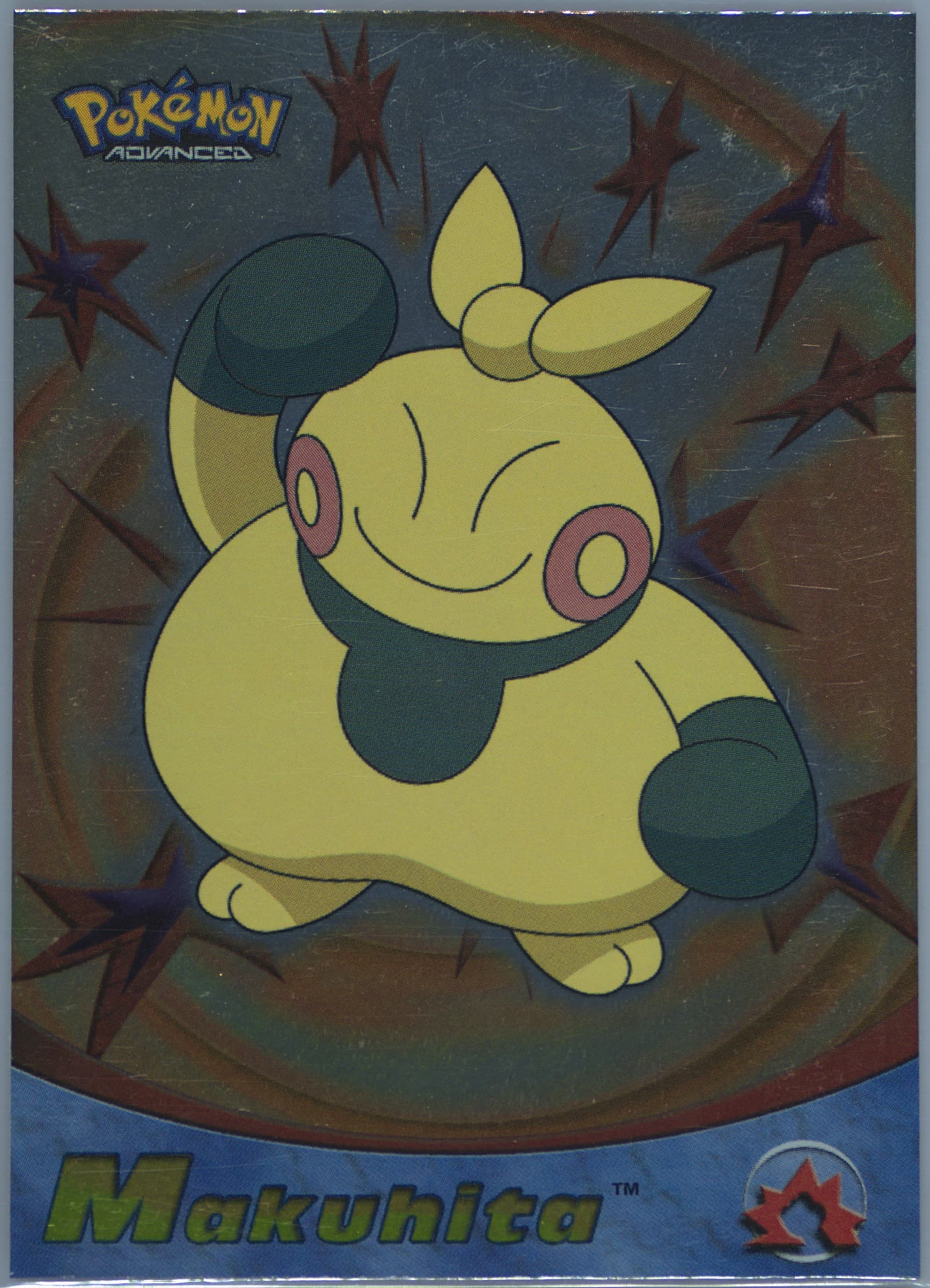 Makuhita Foil (52) 2003 Topps Pokemon Advanced