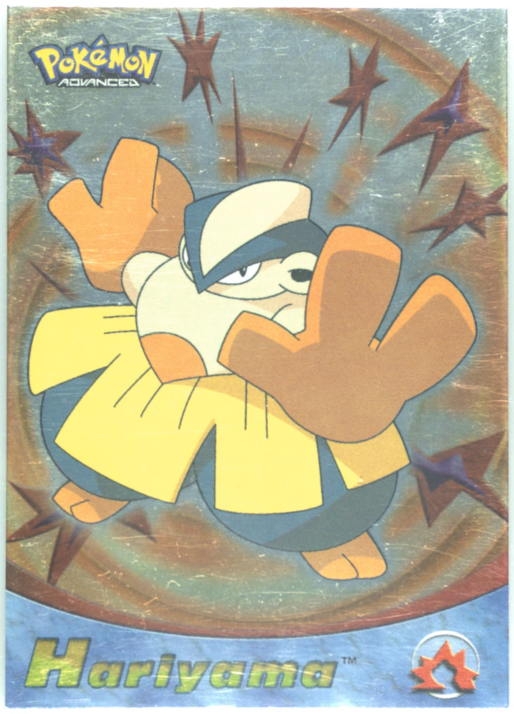 Hariyama Foil (39) 2003 Topps Pokemon Advanced