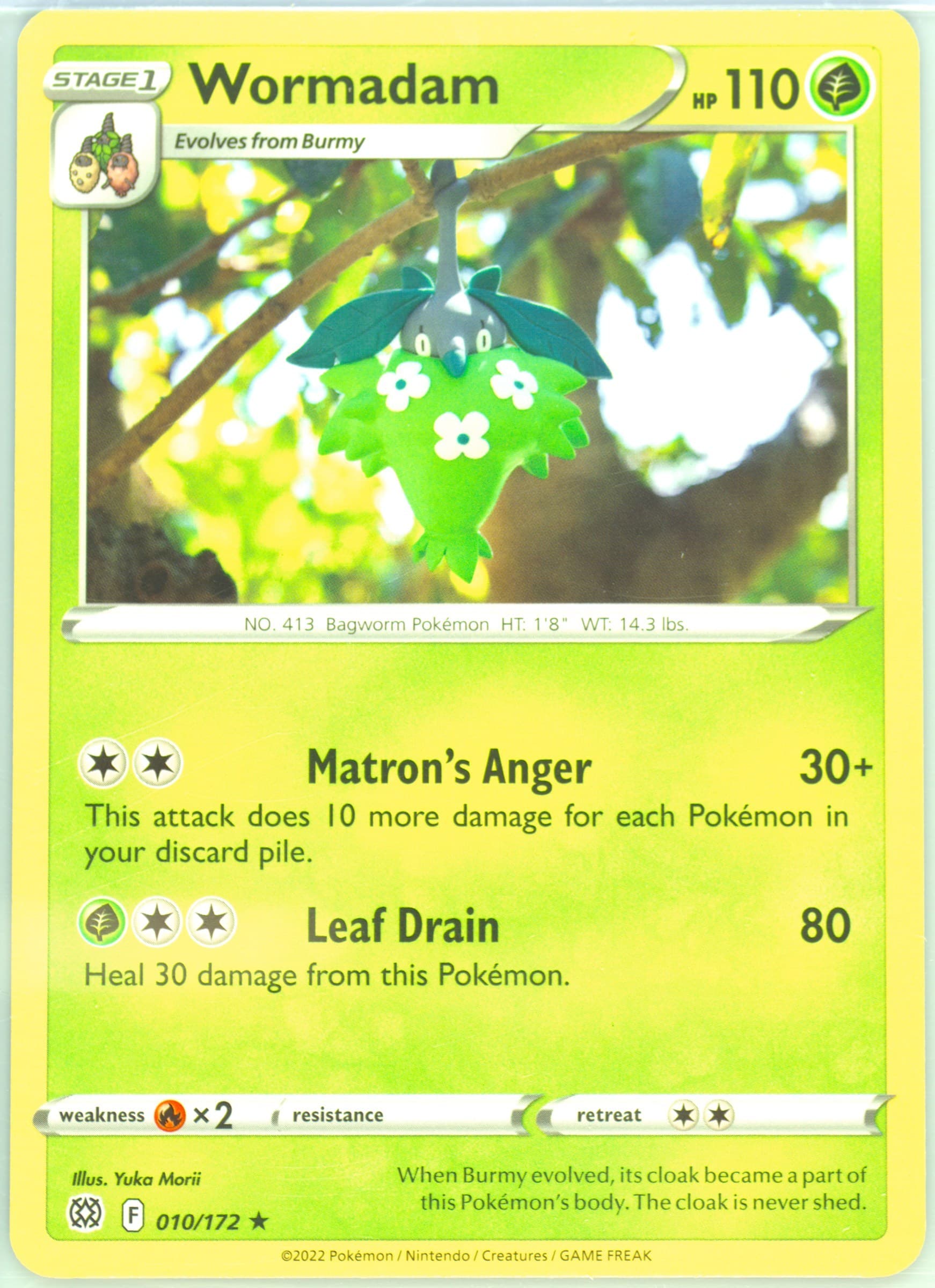 Wormadam (010) 2022 Pokemon Sword & Shield Brilliant Stars