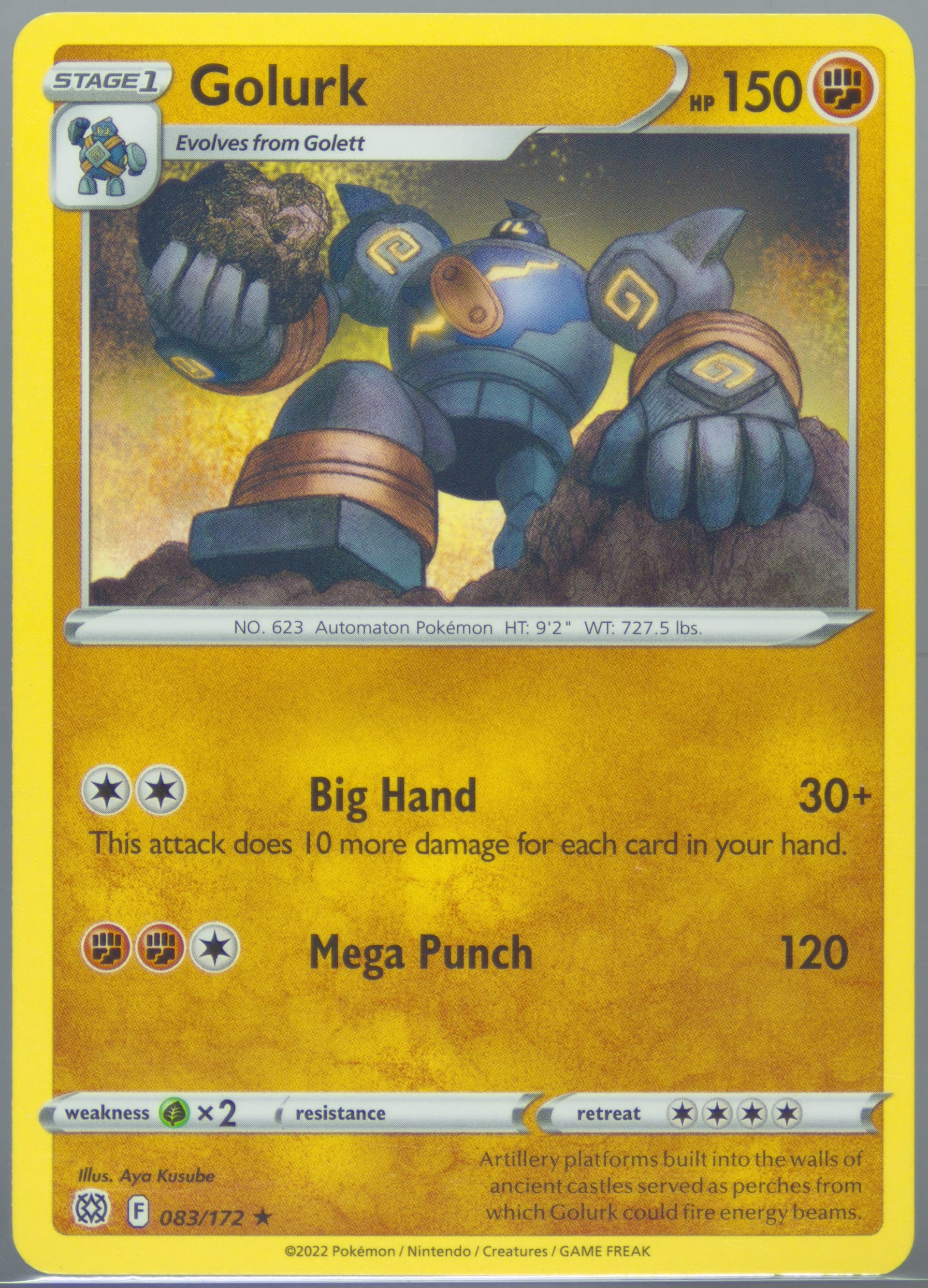 Golurk (083) 2022 Pokemon Sword & Shield Brilliant Stars