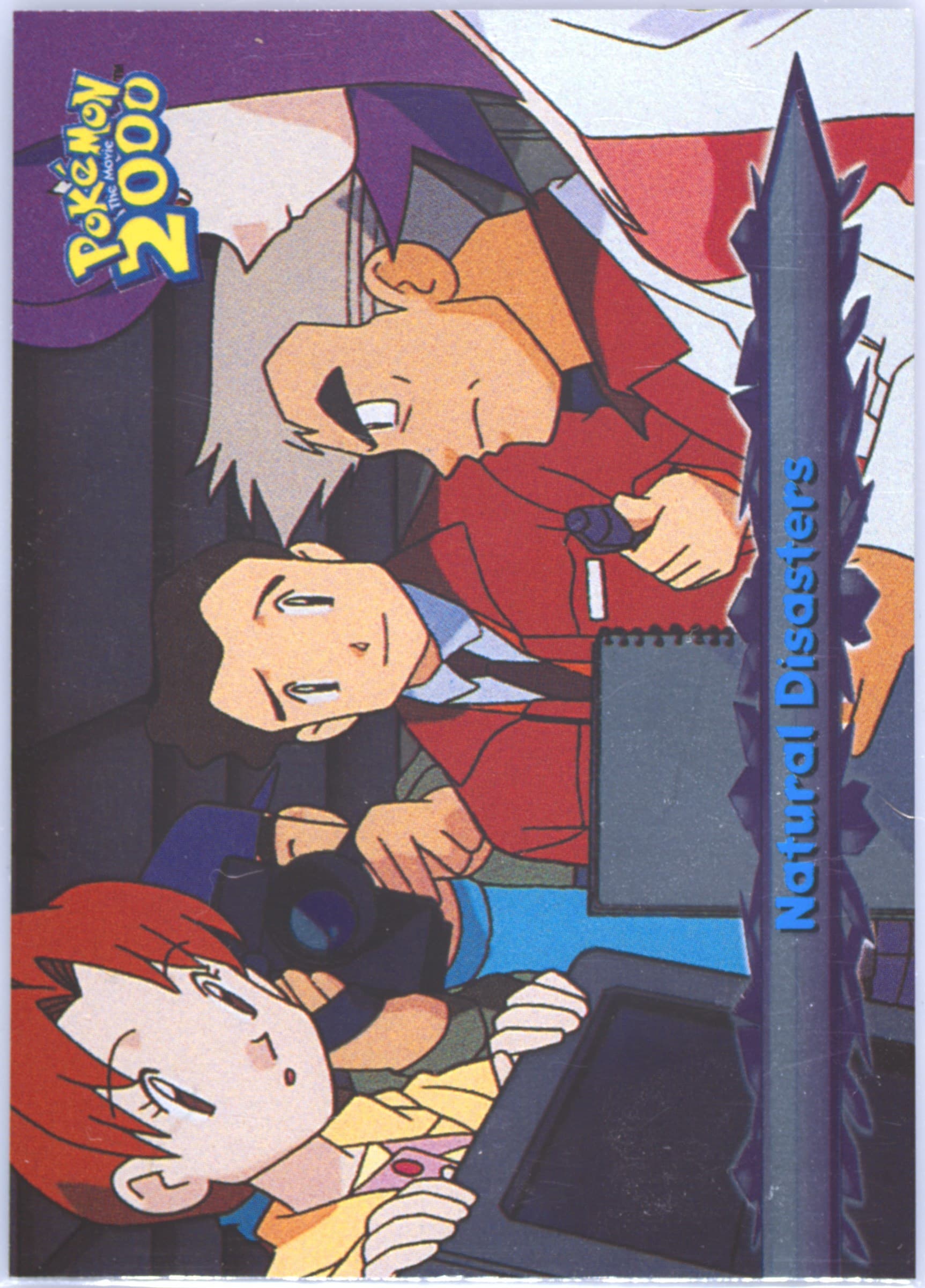 Natural Disasters Rainbow Foil (37) 2000 Topps Pokemon the Movie 2000