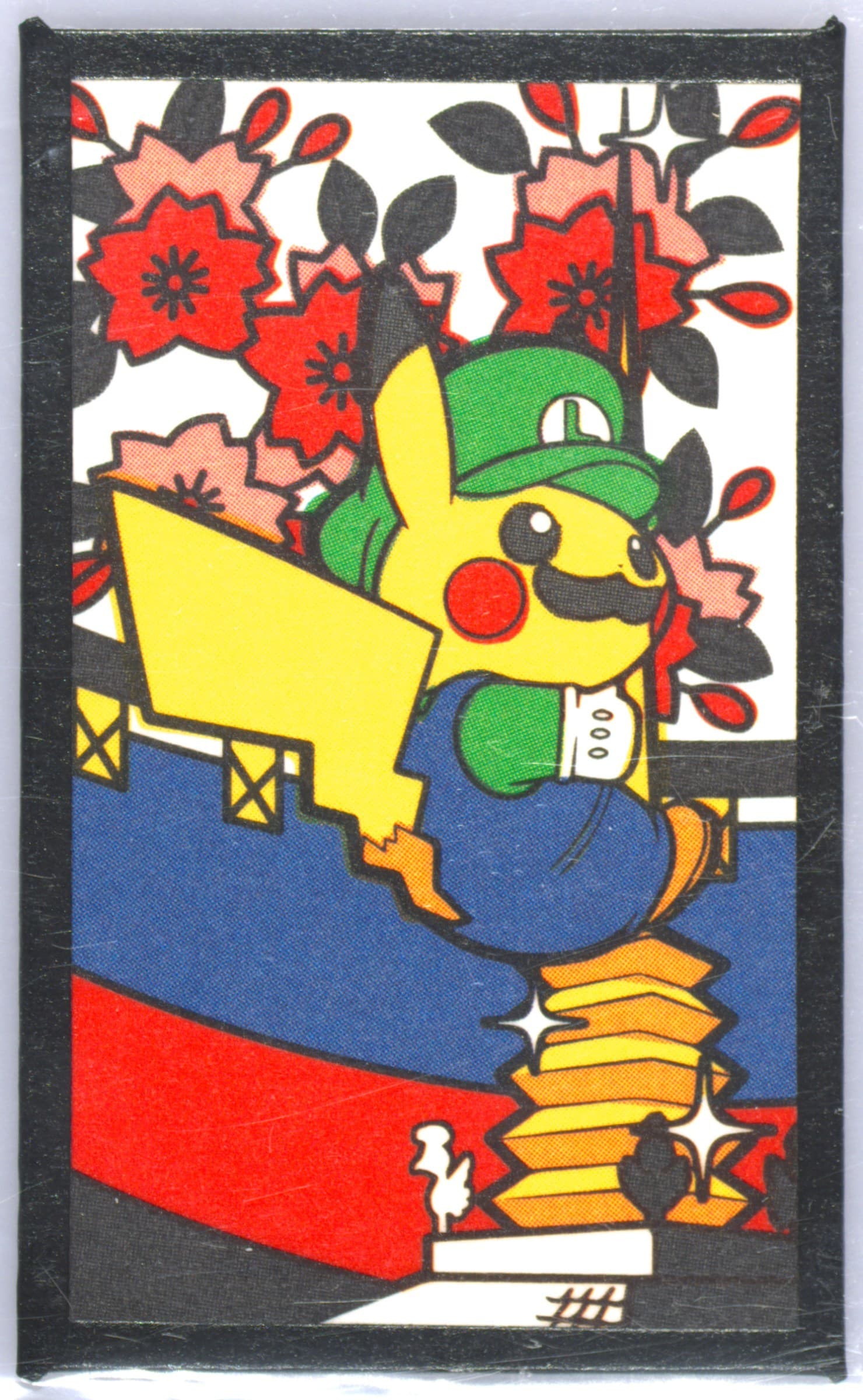 Luigi Pikachu March 2016 Pokemon Hanafuda Mario Pikachu
