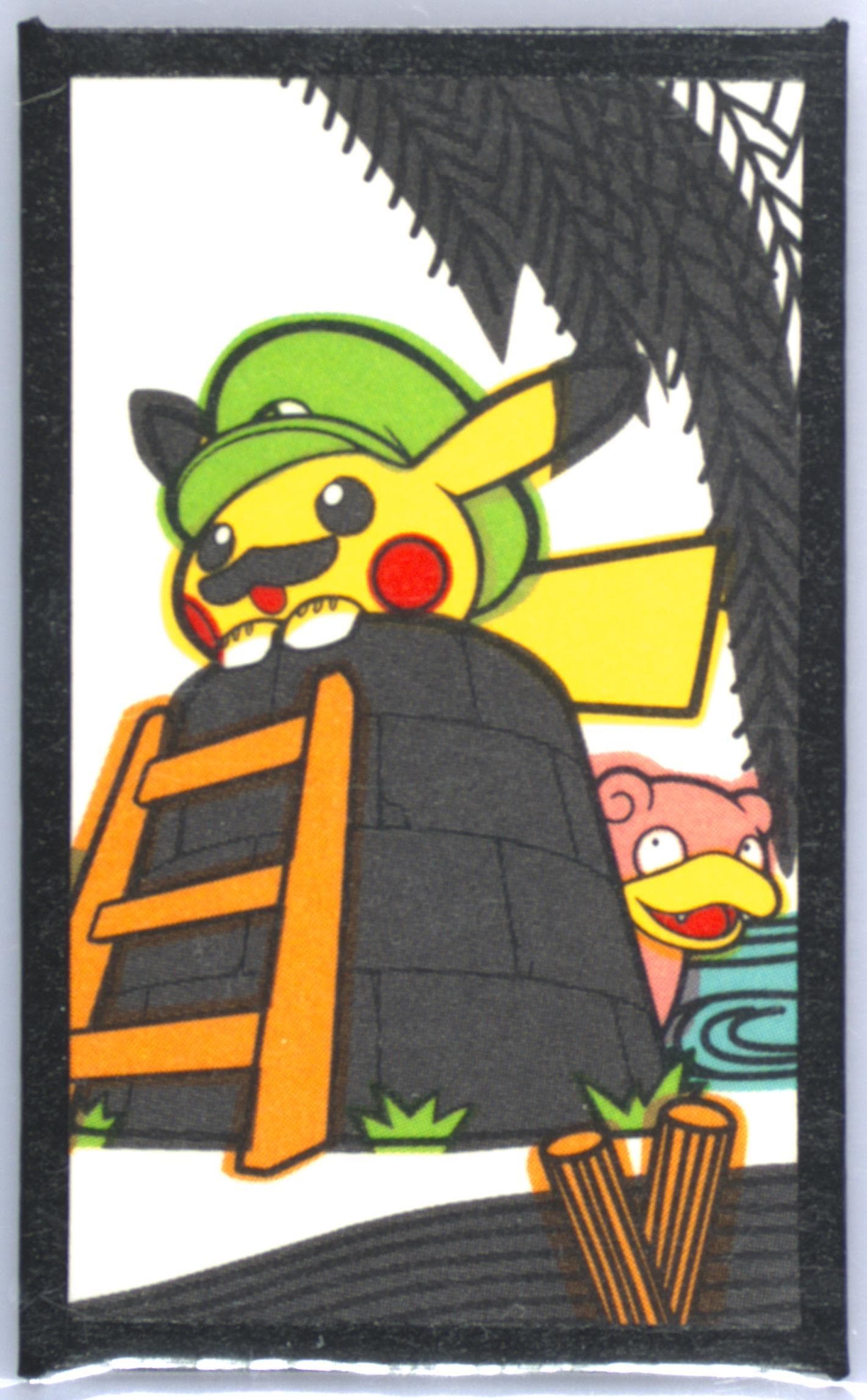 Luigi Pikachu/Slowpoke November 2016 Pokemon Hanafuda Mario Pikachu