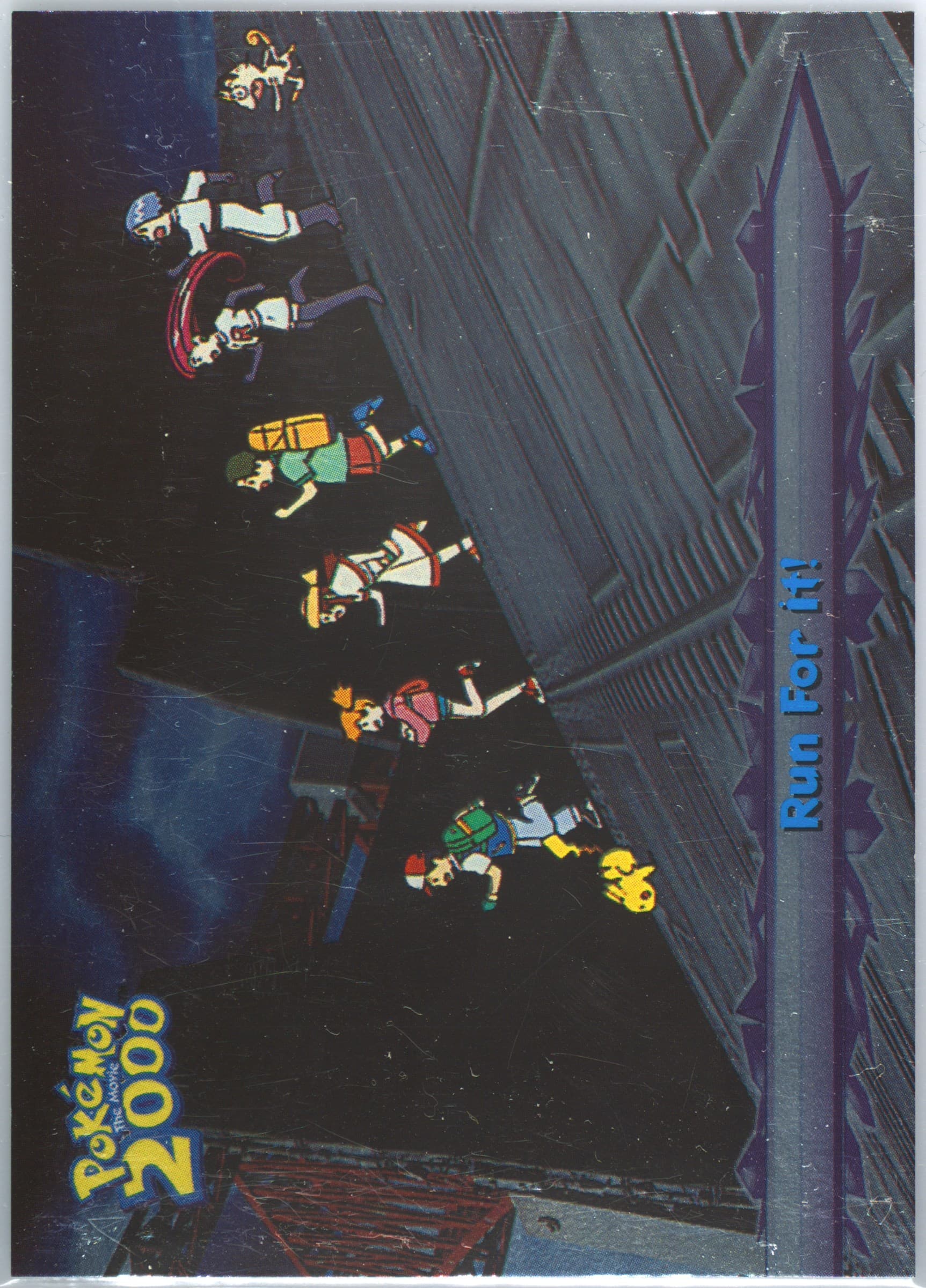 Run for It! Foil (41) 2000 Topps Pokemon the Movie 2000